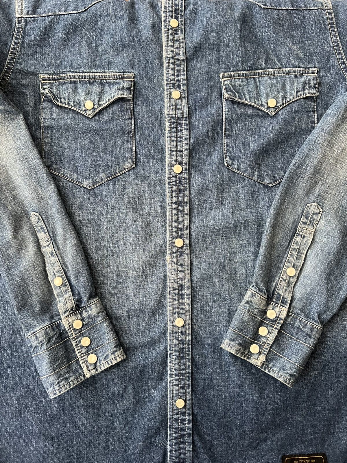 Neighborhood Neighborhood Japan western denim shirt Size US L / EU 52-54 / 3 - 2 Thumbnail