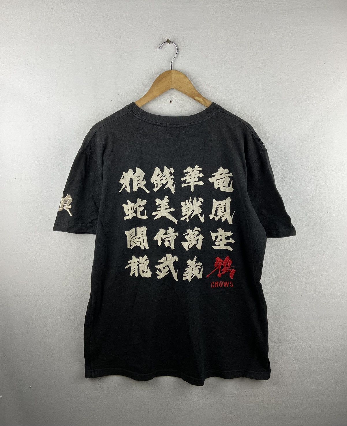 Japanese Brand × Vintage Crows yakuza Tshirt Size US XL / EU 56 / 4 - 1 Thumbnail