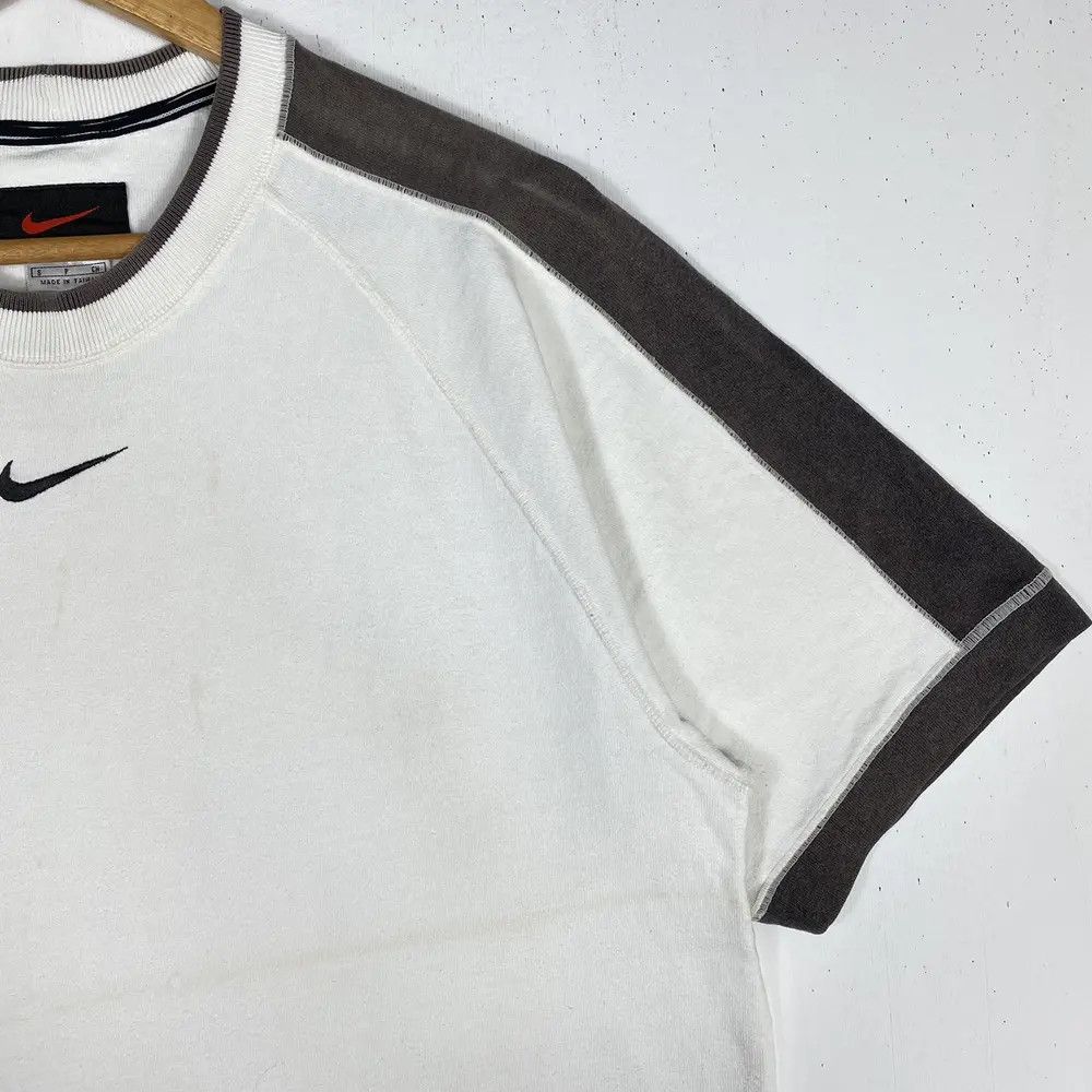 Nike Vintage 90's NIKE Center Swoosh Faded Tee Size US S / EU 44-46 / 1 - 8 Thumbnail