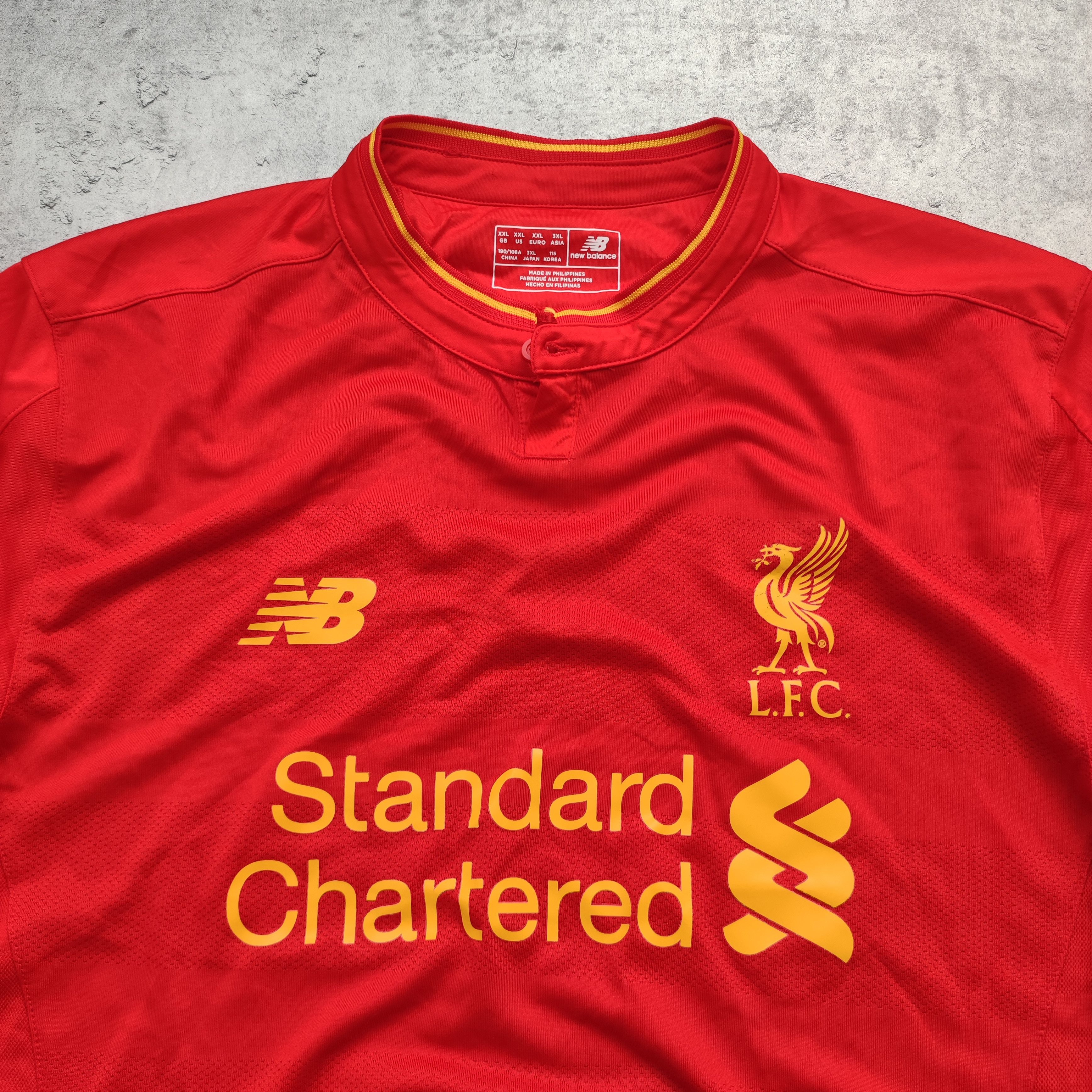 Other RARE 2014 New Balance x Liverpool FC Home Football Jersey Size US XXL / EU 58 / 5 - 4 Thumbnail