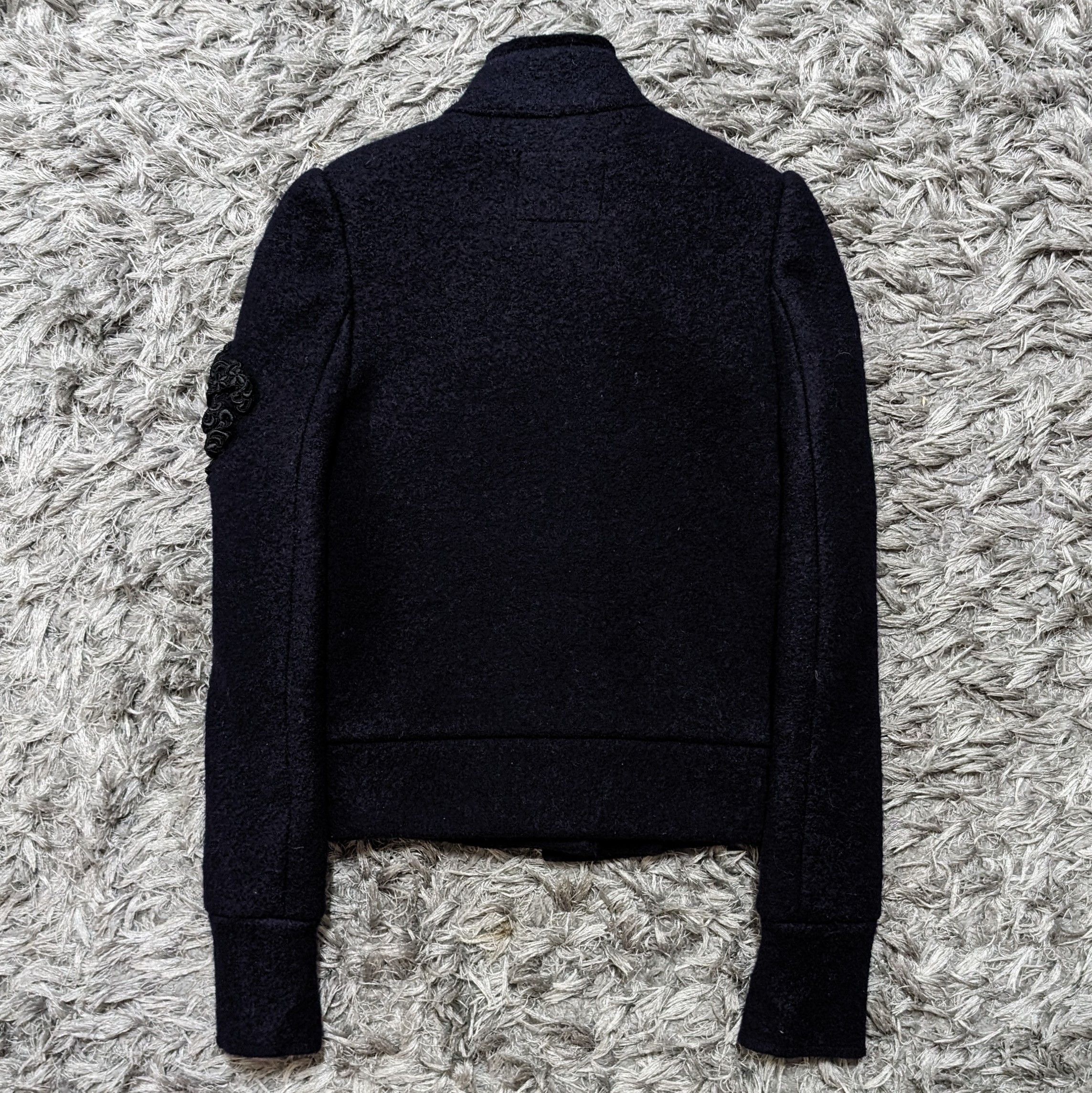 Sacai Chitose Abe Masterpiece Sacai Bulk Lace Wool Coat Jacket Size S / US 4 / IT 40 - 2 Thumbnail