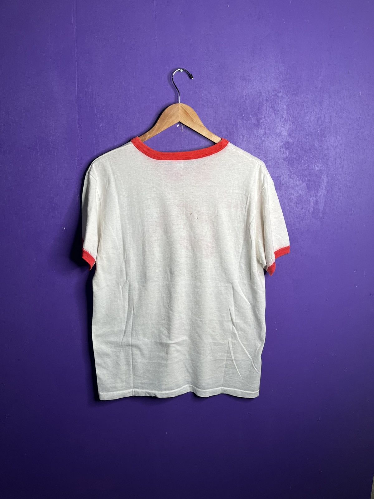 Champion × Vintage Vintage 80s Champion MAC tools ringer t-shirt Size US L / EU 52-54 / 3 - 2 Thumbnail