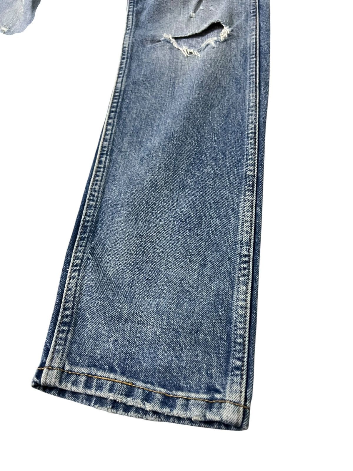 Levi's Vintage Levi’s 606 Big E Orange Tab Distress Jean Talon# Size US 34 / EU 50 - 4 Thumbnail