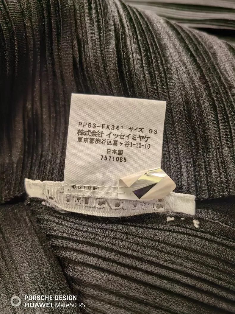Issey Miyake Issey Miyake size:3 Black pleated long-sleeved shirt Size XS / US 0-2 / IT 36-38 - 3 Thumbnail