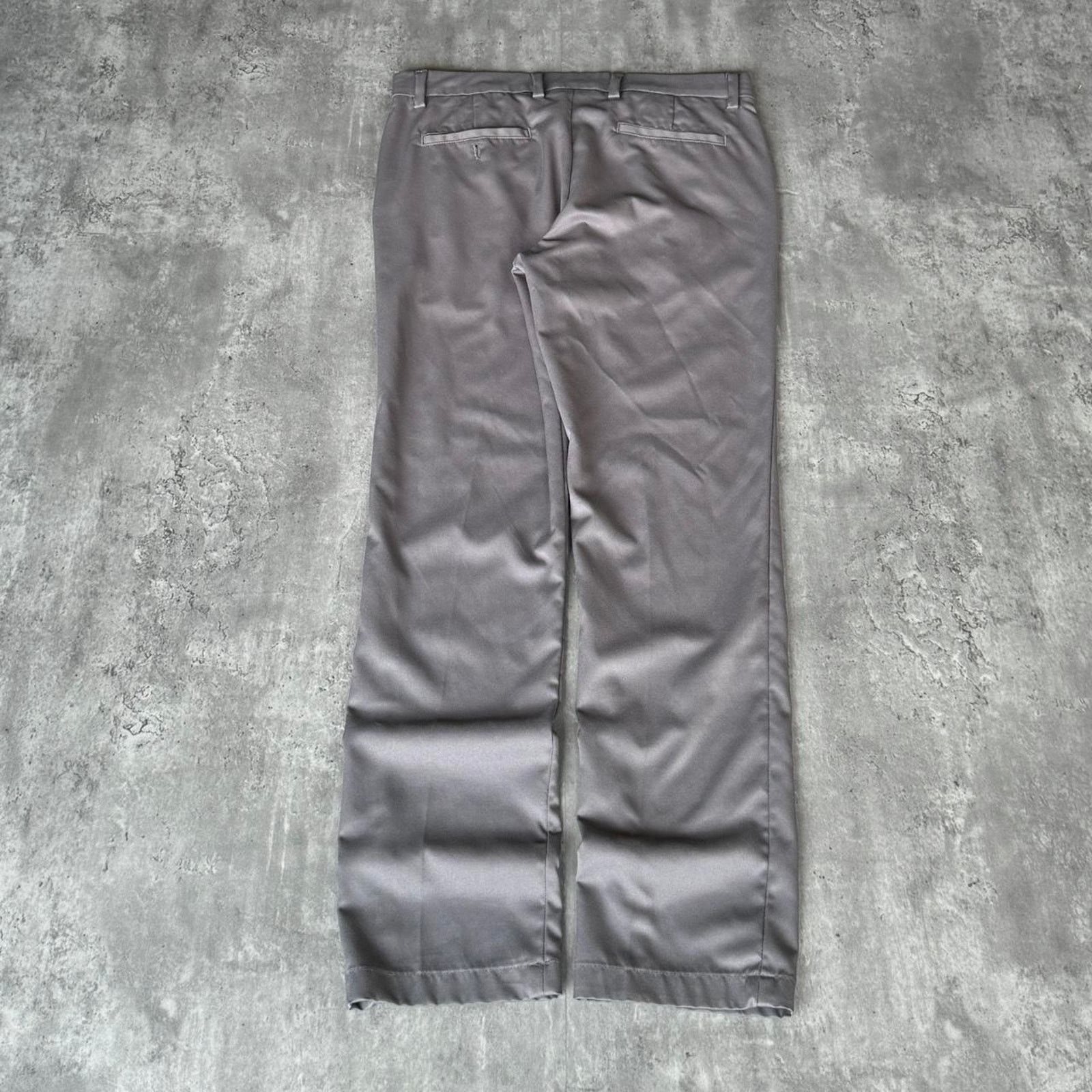 Japanese Brand × Vintage Vintage Y2K Wolf Grey Essential Chino Dress Pants Size US 34 / EU 50 - 2 Thumbnail