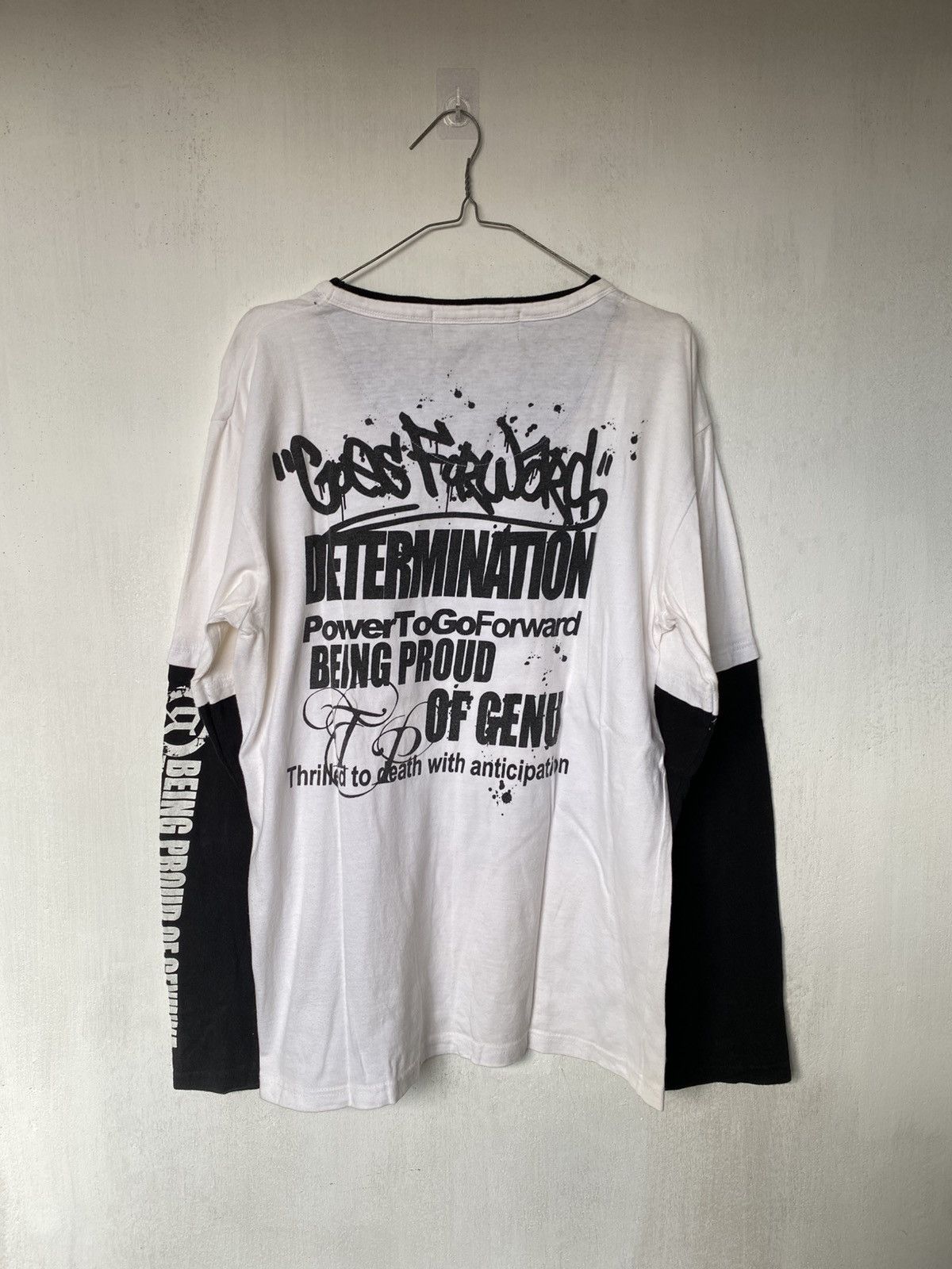 Hysteric Glamour × If Six Was Nine × Japanese Brand Beaumont Carr Poem Double Layer Longsleeve Size US L / EU 52-54 / 3 - 2 Thumbnail