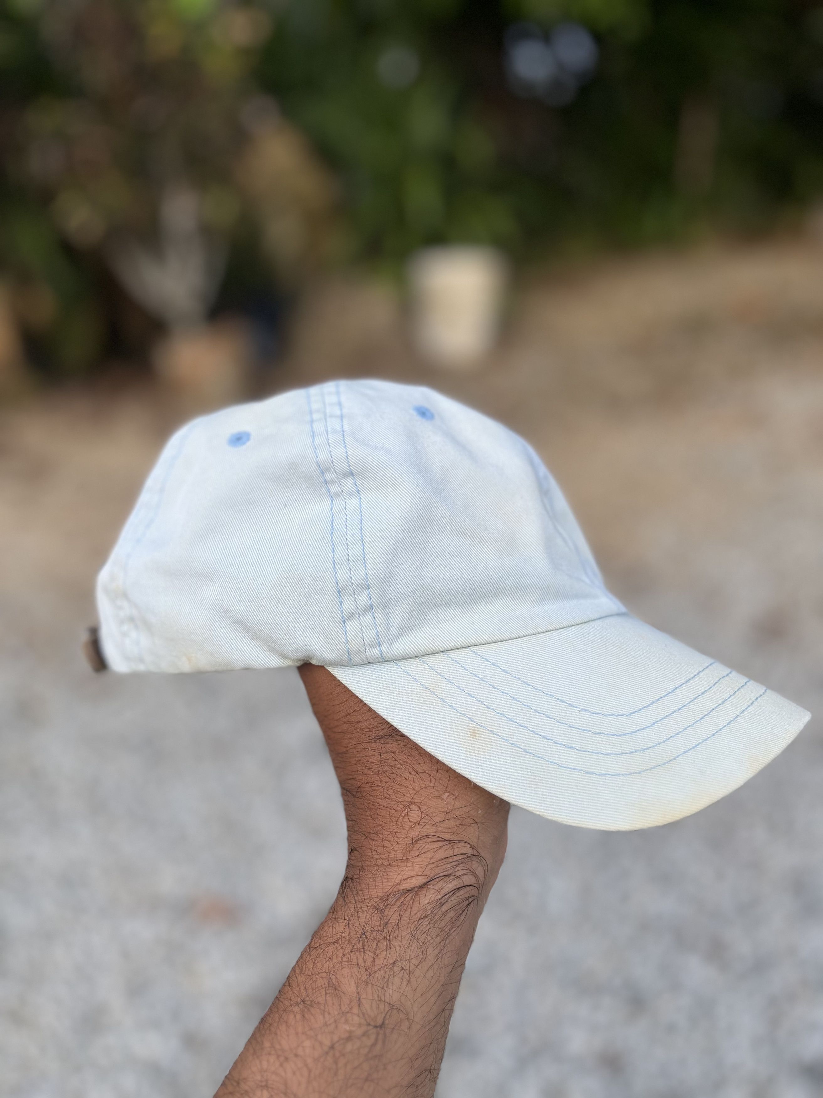 Polo Ralph Lauren × Vintage Vintage 90s Polo Ralph Lauren Sky Blue Designer style Size ONE SIZE - 3 Thumbnail