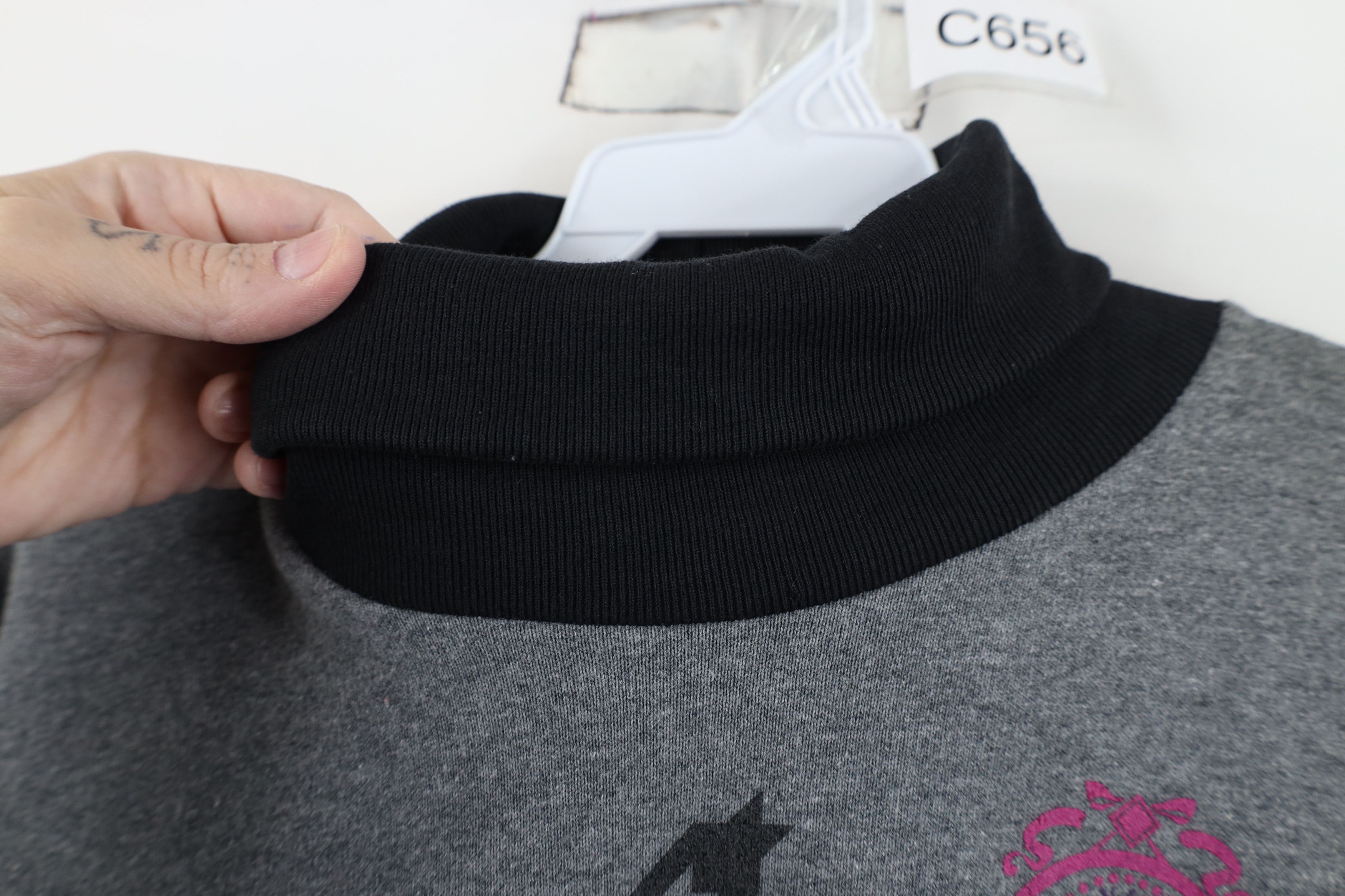 Vintage Vintage 90s Streetwear Clock Turtleneck Sweatshirt USA Size XL / US 12-14 / IT 48-50 - 8 Thumbnail