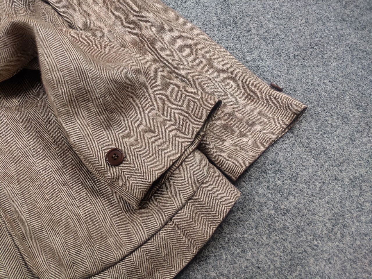 Other Luis Trenker Design textured hemp herringbone Blazer Jacket Size US L / EU 52-54 / 3 - 8 Thumbnail