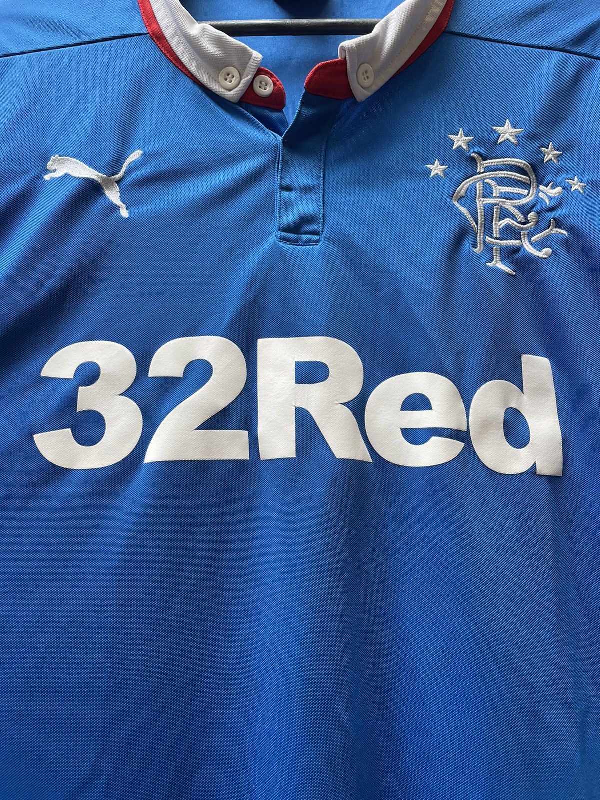 Puma × Vintage Rangers FC 2014 - 2015 home football shirt jersey Puma Size US L / EU 52-54 / 3 - 2 Thumbnail