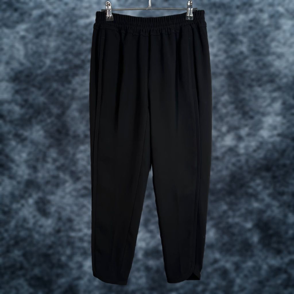 J.Crew J.CREW Womens 00 Black Elastic Waist Tapered Pants Size 24" / US 00 / IT 34 - 1 Thumbnail