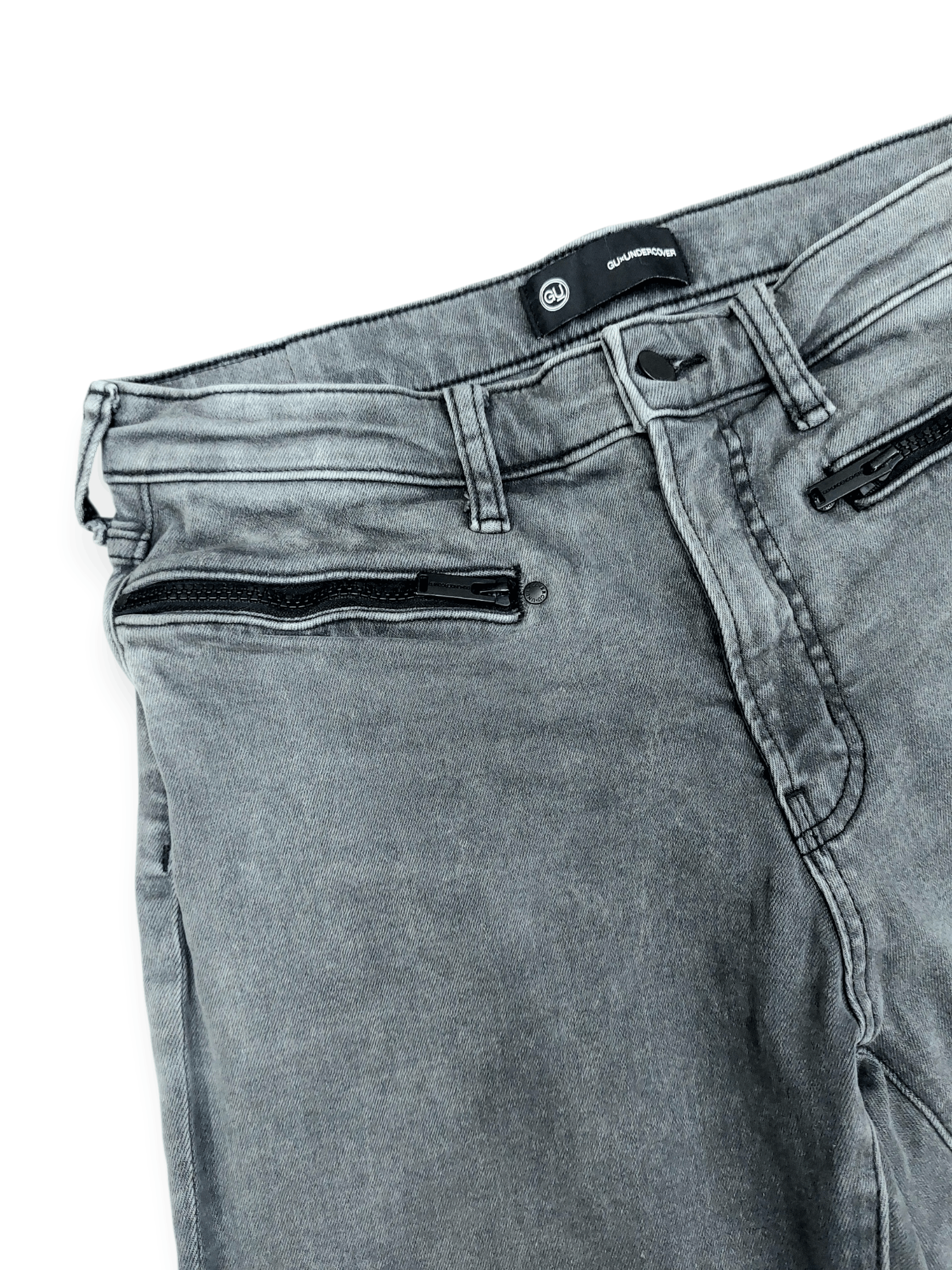 Undercover GU x Undercover Kosmik Noise Smoke Phantom Zip-Pocket Denim Size US 30 / EU 46 - 6 Thumbnail