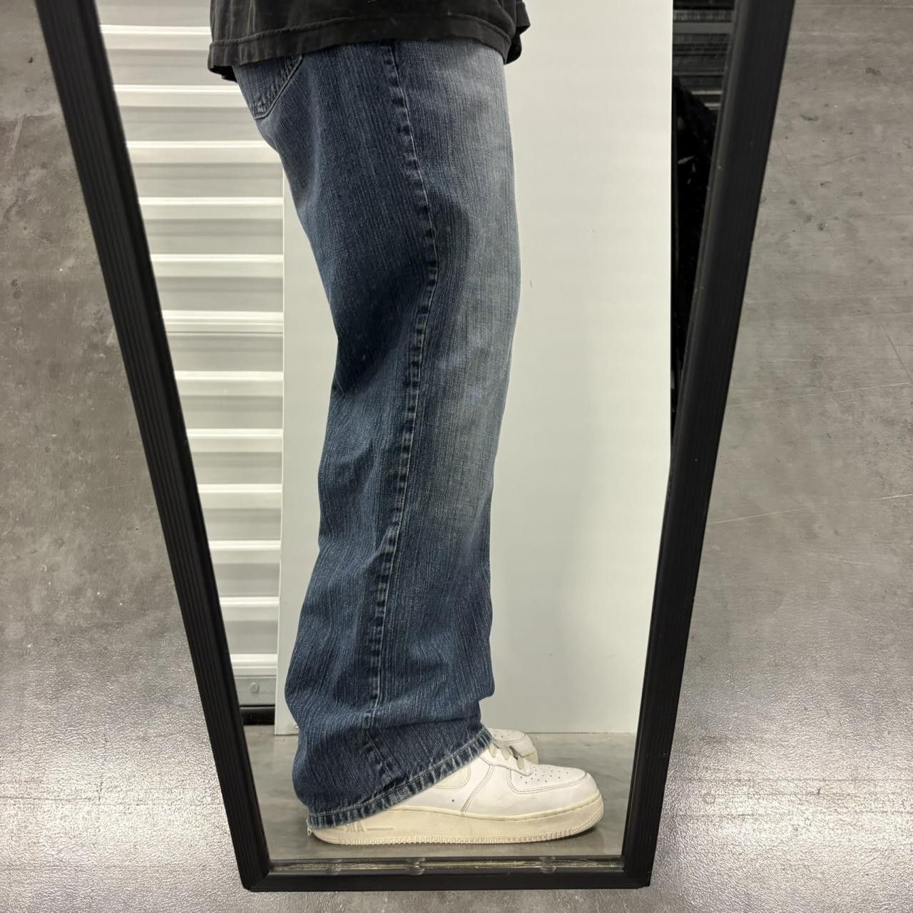 Apt. 9 Crazy Vintage Y2K/2000s Baggy Wideleg Apt9 Dark Wash Skater Streetwear Denim Jeans! Size US 36 / EU 52 - 2 Thumbnail