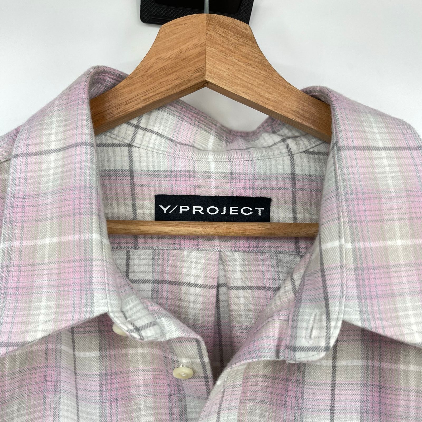Y/Project Y-PROJECT | Whisker Distressed Denim Flannel Shirt XXL Size US XXL / EU 58 / 5 - 5 Thumbnail