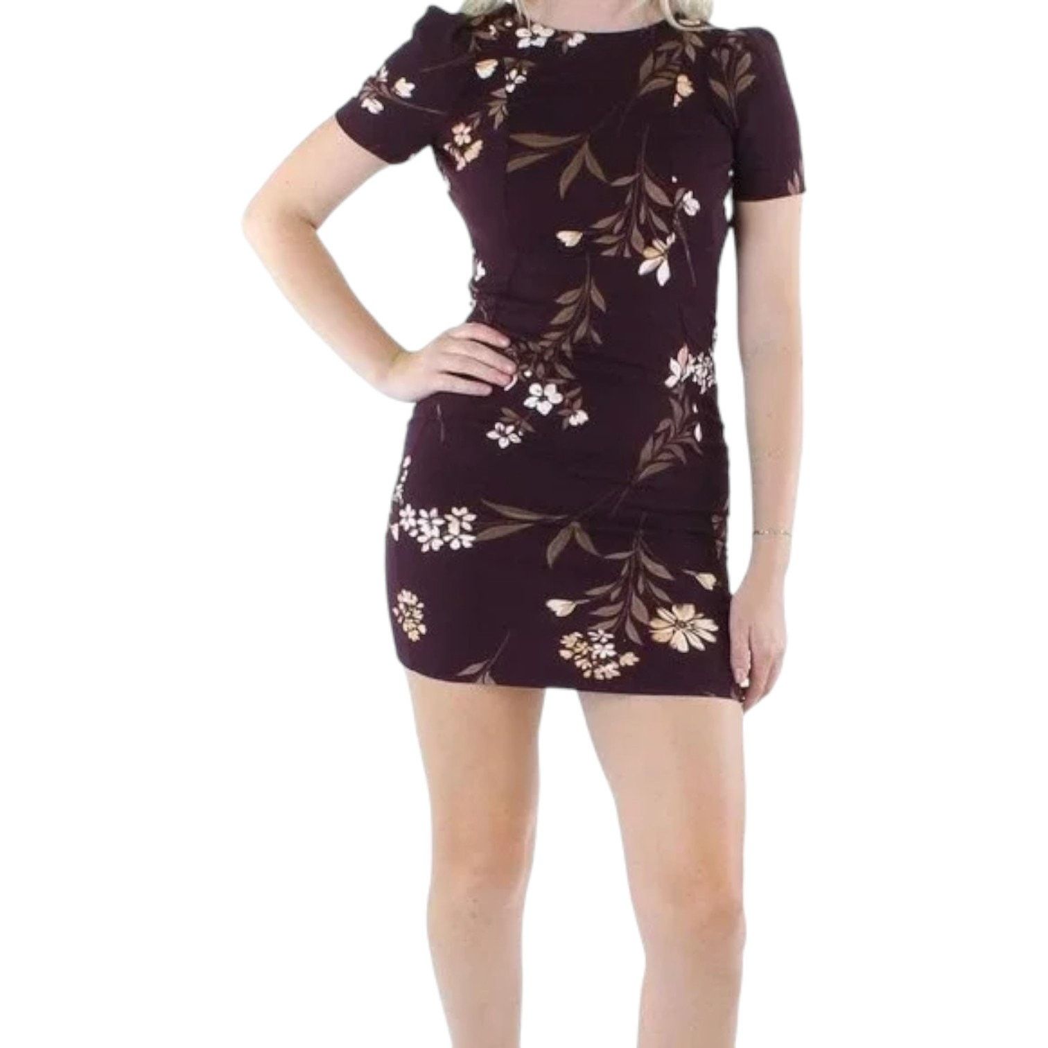 Calvin Klein CALVIN KLEIN Aubergine Formal Mini Sheath Dress , 2P Size XS / US 0-2 / IT 36-38 - 7 Thumbnail