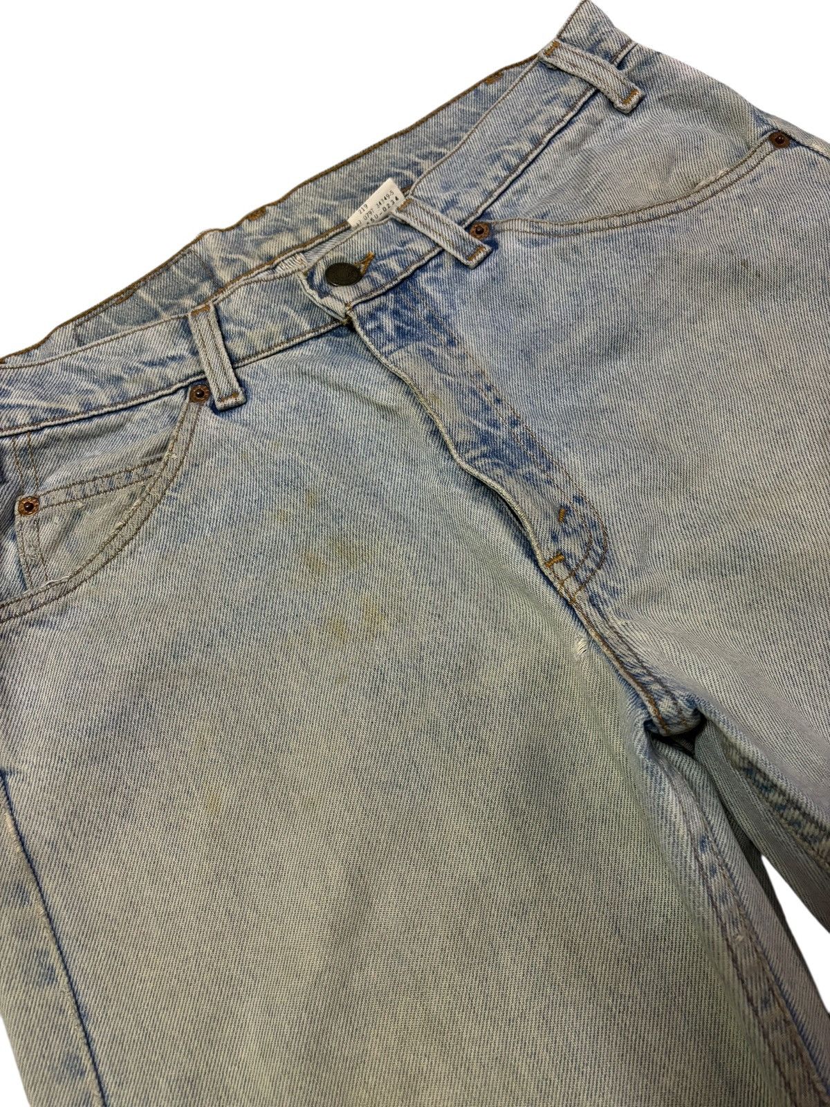 Levi's Vtg Levis 550 Relaxed Raw Distressed Jeans Size US 31 - 5 Thumbnail