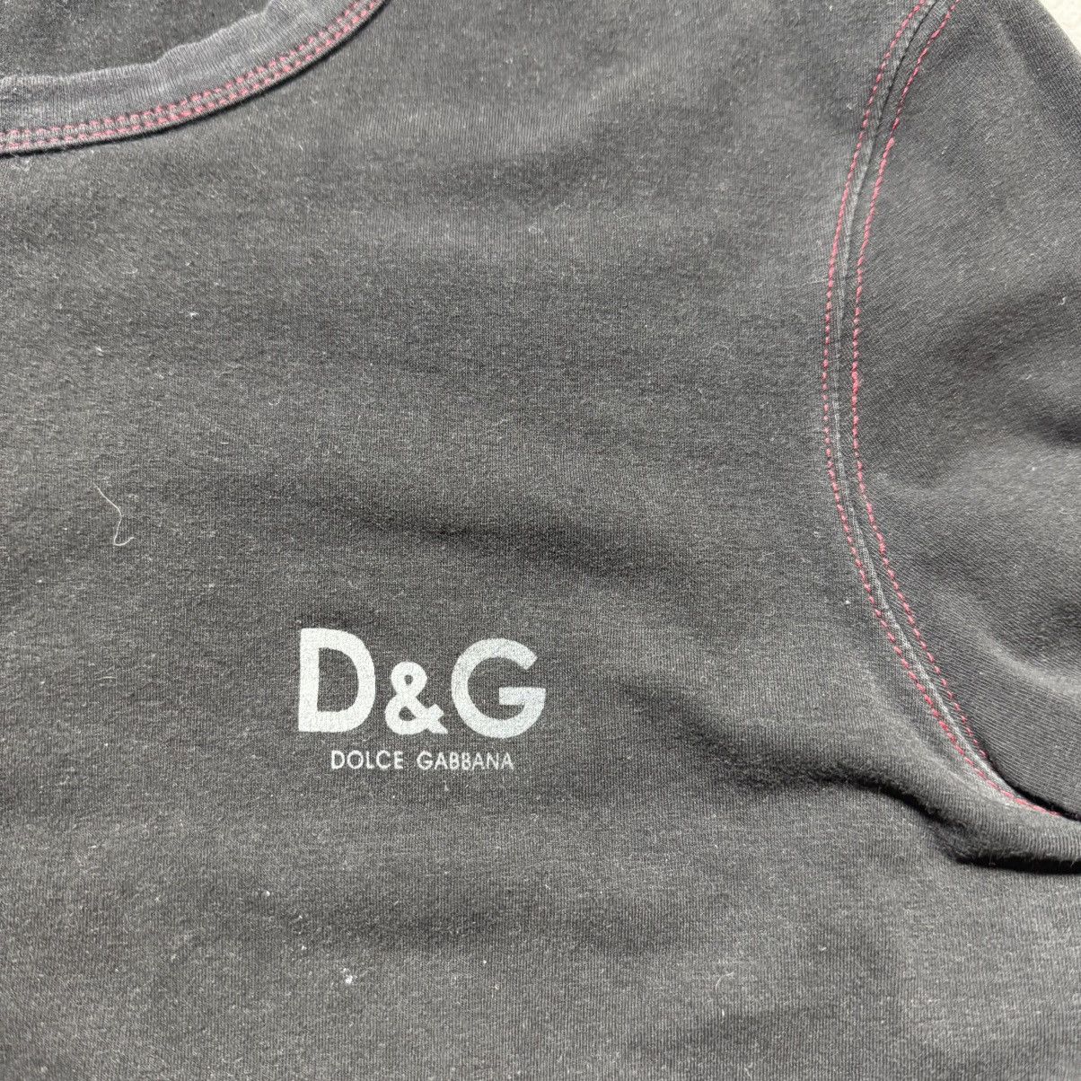 Dolce & Gabbana archive dolce gabbana distressed long sleeve with big logo Size M / US 6-8 / IT 42-44 - 6 Thumbnail