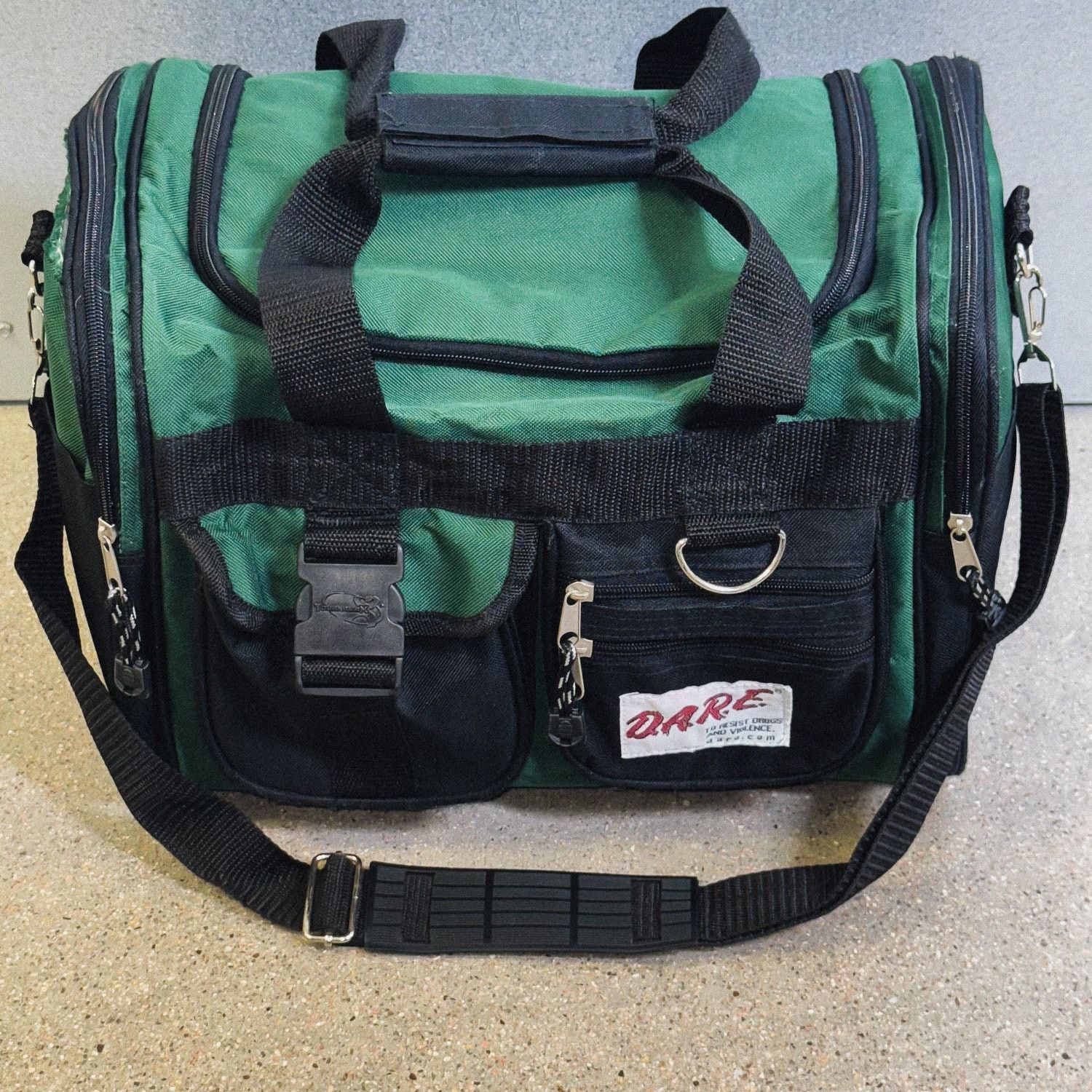 & Other Stories Vintage DARE Gear Duffel Bag Green Black Rare Anti Drug 90s Size ONE SIZE - 7 Thumbnail