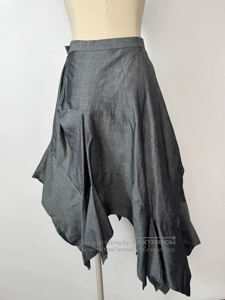 Vivienne Westwood Vivienne Westwood size S Grey Asymmetric Pleated Skirt Size 42" / US 20 - 5 Thumbnail