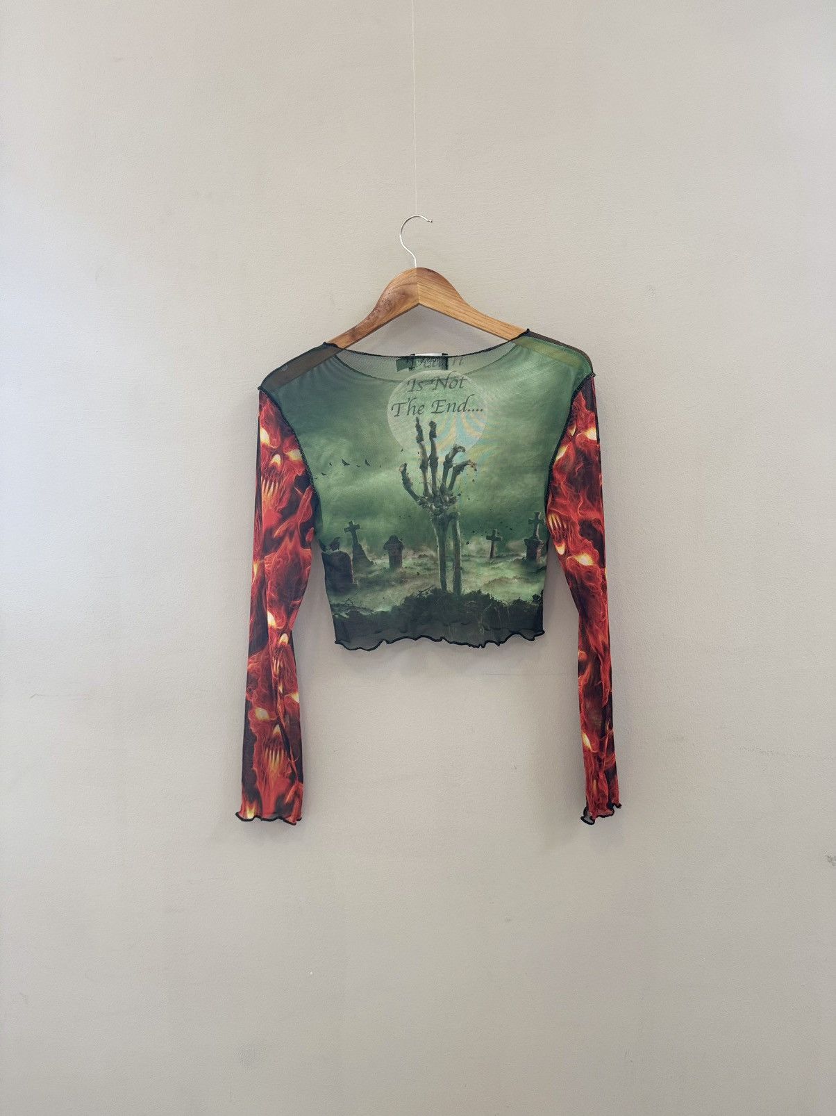 Japanese Brand Very crazy Mesh Top Y2K Hype Size S / US 4 / IT 40 - 6 Thumbnail