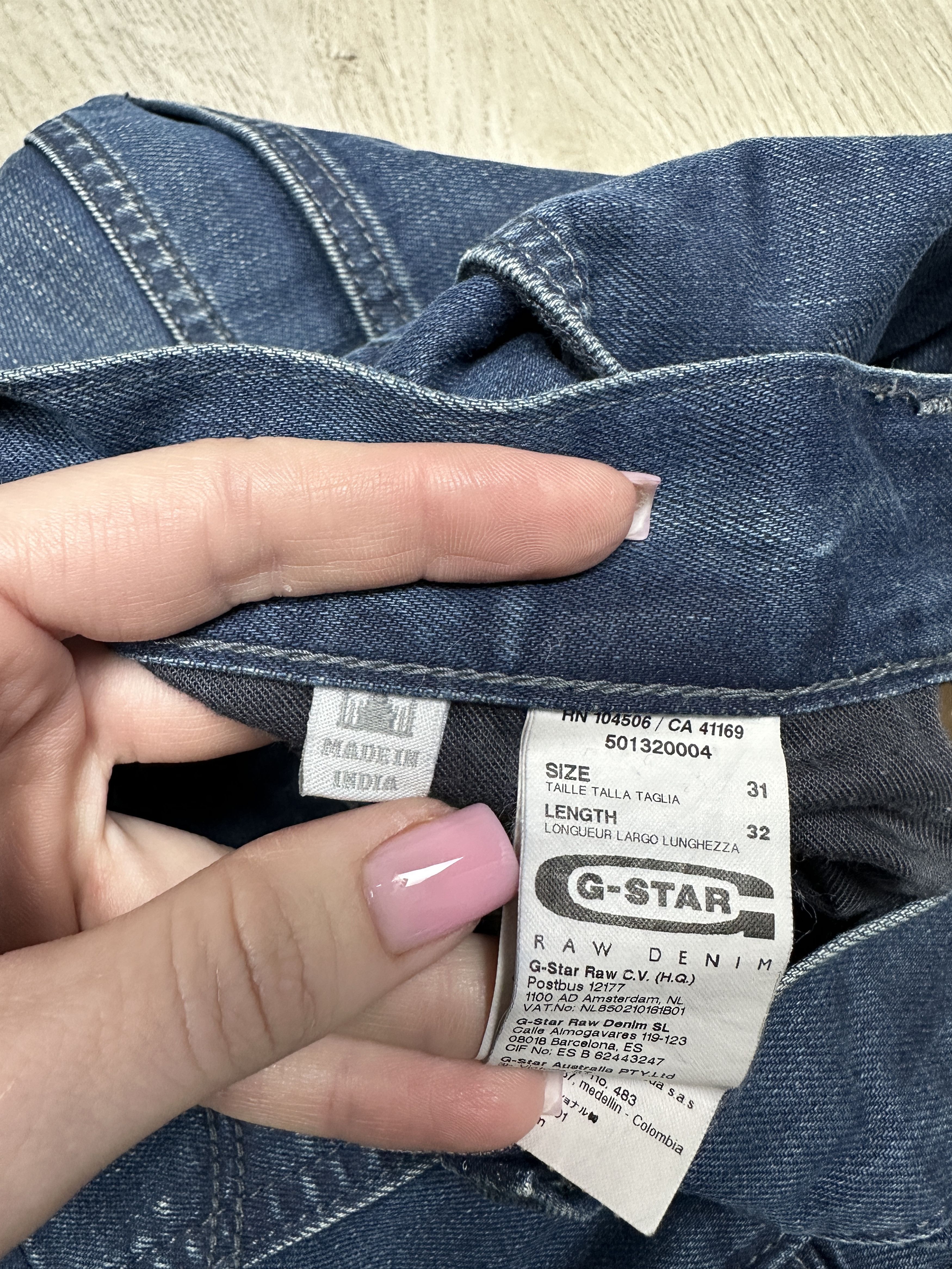 G-Star G Star Raw 3301 Slim Mens Denim Pants Jeans Size US 31 - 7 Thumbnail