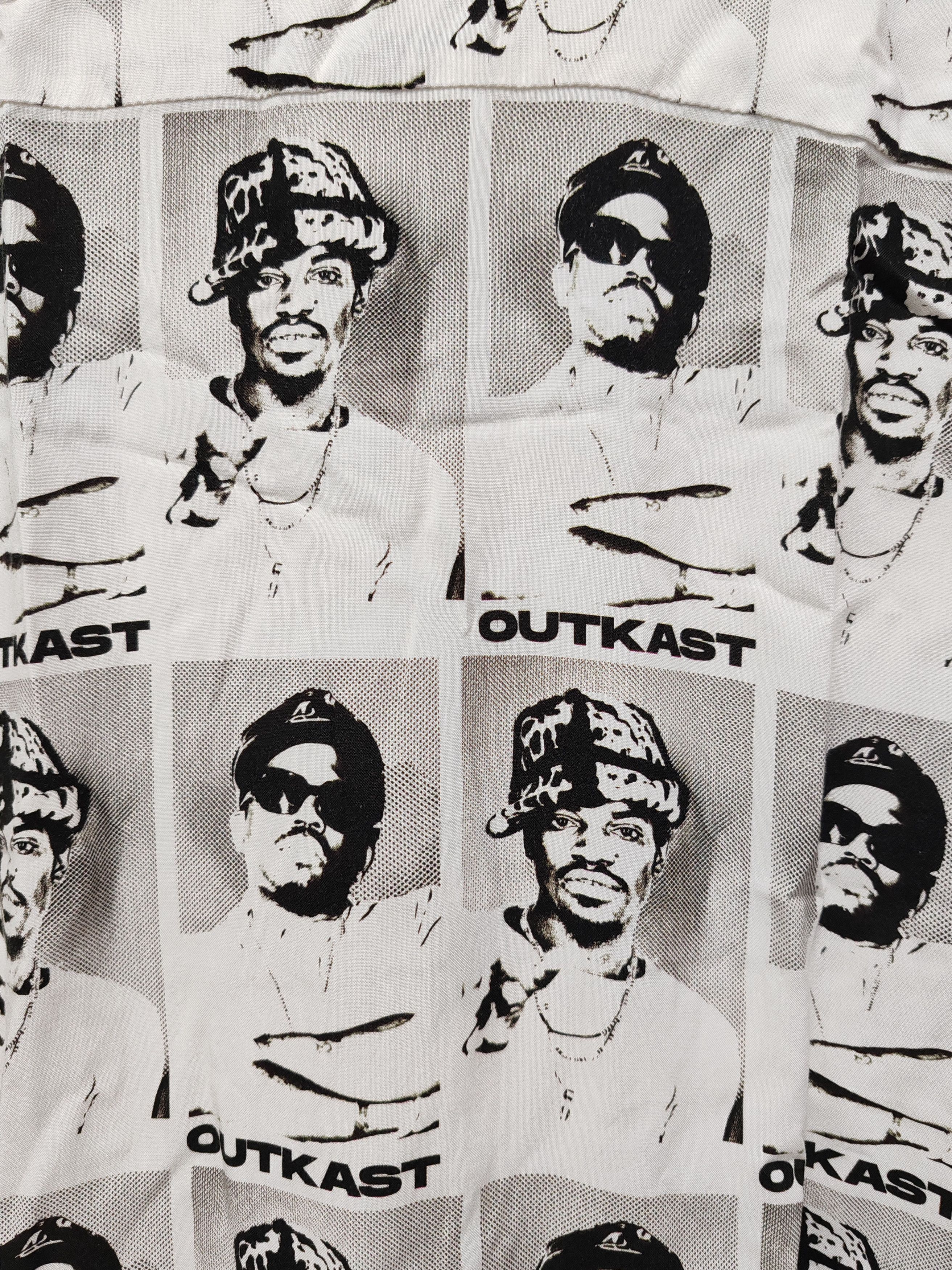 Japanese Brand Outkast All Over Print Button Up Shirt Rap Hip Hop Dre Size US XL / EU 56 / 4 - 3 Thumbnail