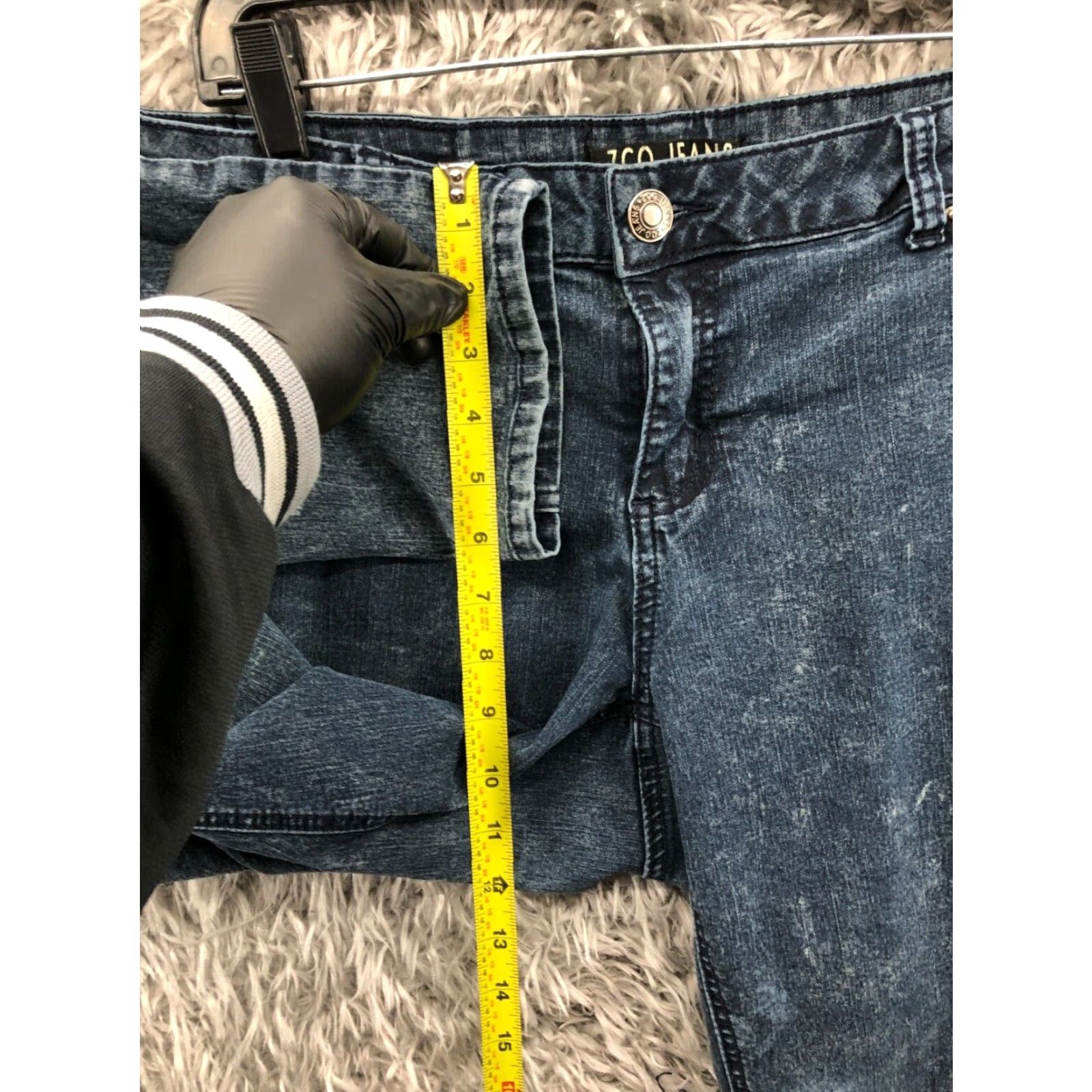 Denime ZCO Jeans Size 18 Womens Mid Rise Medium Wash Blue Denim Jeans Size 40" / US 18 - 4 Thumbnail