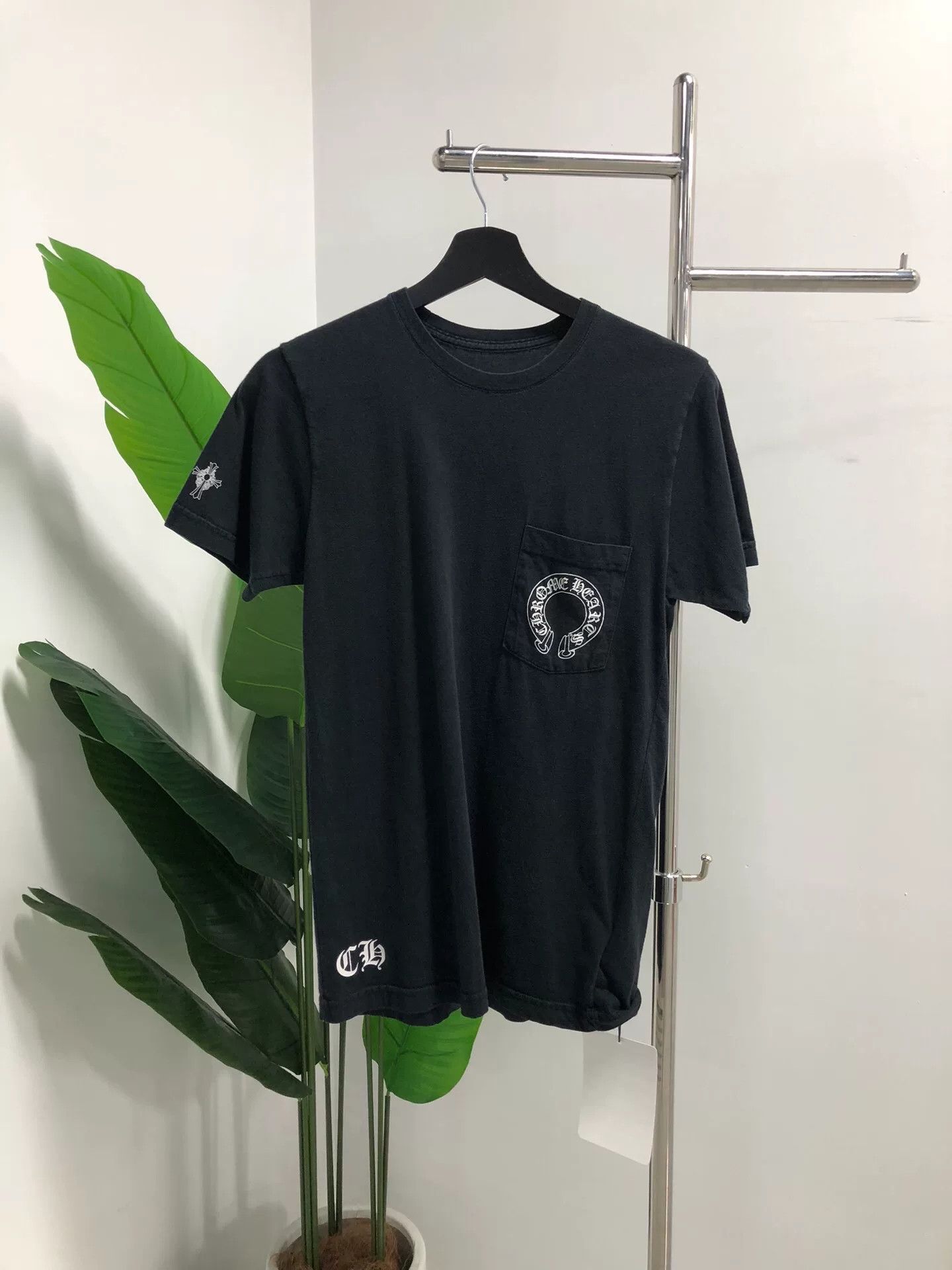 chrome hearts short sleeve t-shirt black