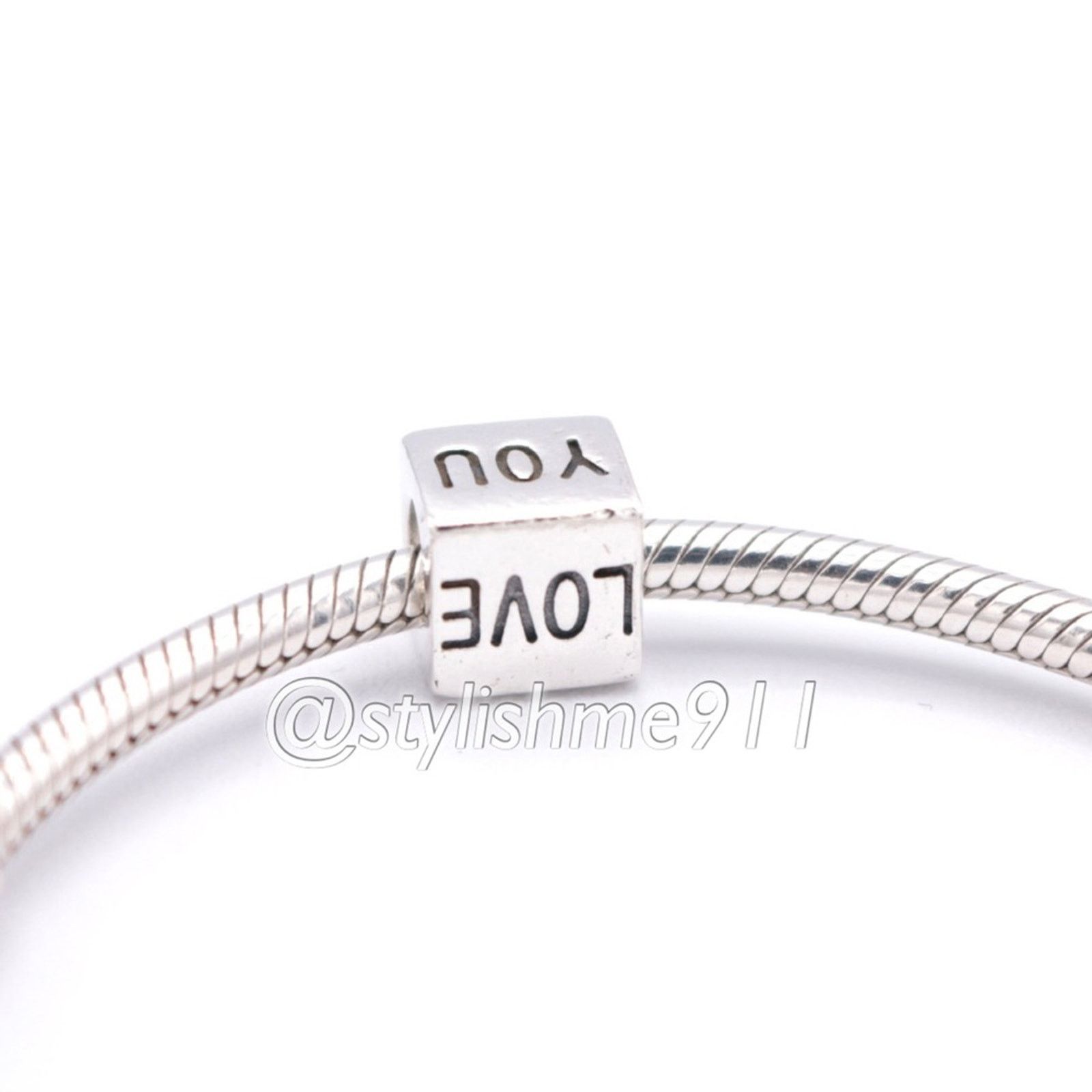 pandora Authentic PANDORA I Love You Charm with 14K Gold - 790200 Size ONE SIZE - 4 Thumbnail