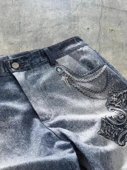 Other Yoshiko x Mirei Washed Y2K Drip shorts Size US 32 / EU 48 - 4 Thumbnail
