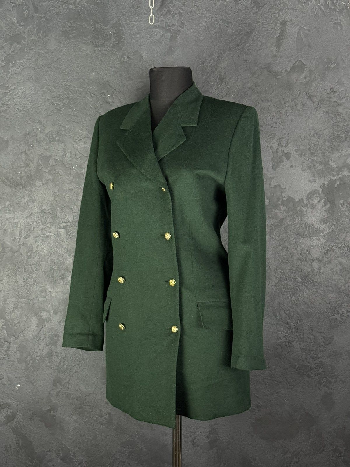 Versace Vintage Gianni Versace Double-Breasted Wool Coat Jacket Size M / US 6-8 / IT 42-44 - 2 Thumbnail