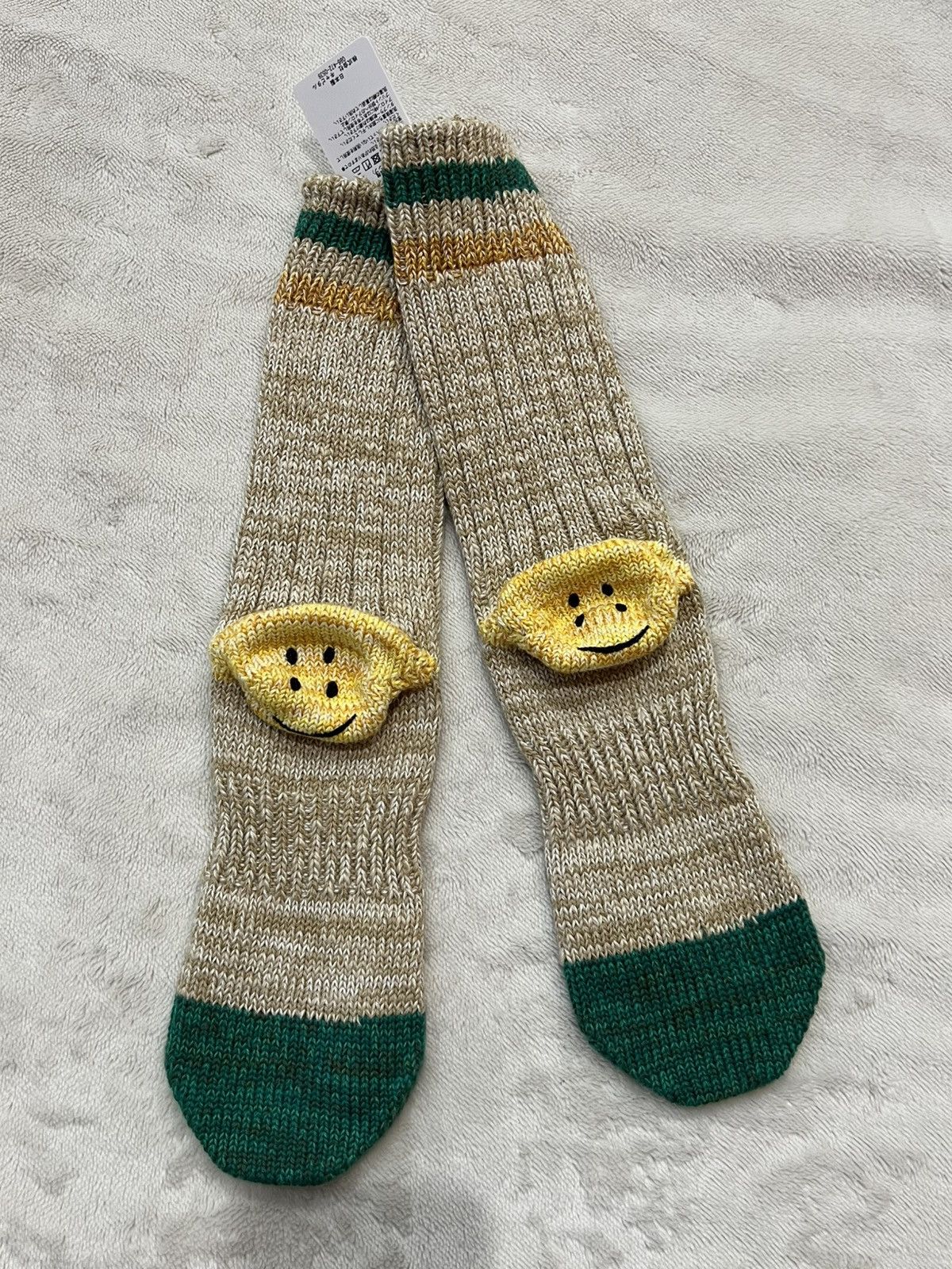 Kapital Kapital 60 Yarns Grandrelle Ivy Rainbowy Happy Heel Socks Size ONE SIZE - 4 Thumbnail
