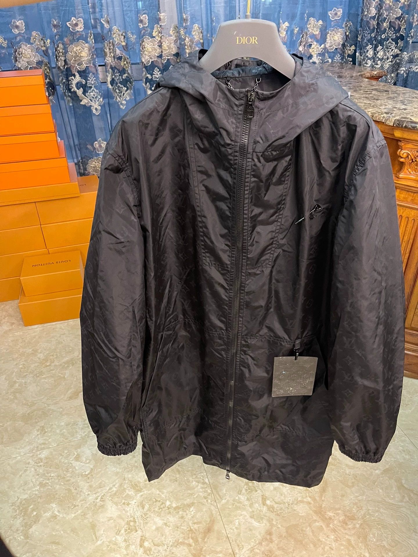 Louis Vuitton LV Full Logo Monogram Pin Jacket 46 (Fits 50) New Size US S / EU 44-46 / 1 - 1 Thumbnail