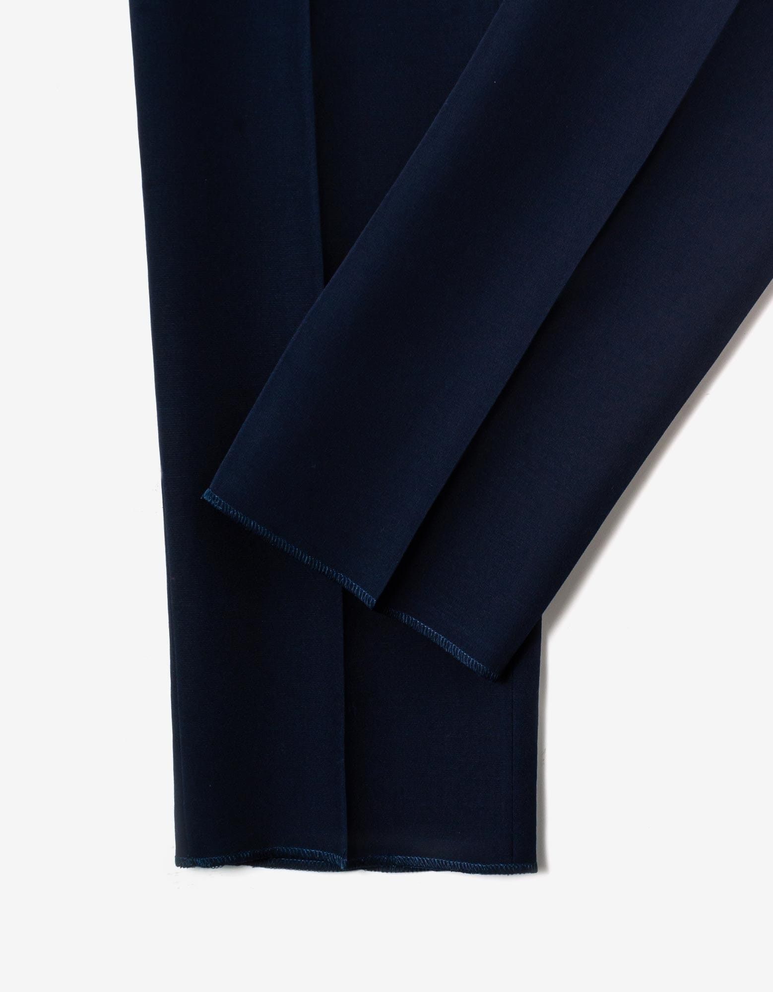 Givenchy Givenchy Navy Blue Wool Trousers Size US 34 / EU 50 - 3 Thumbnail
