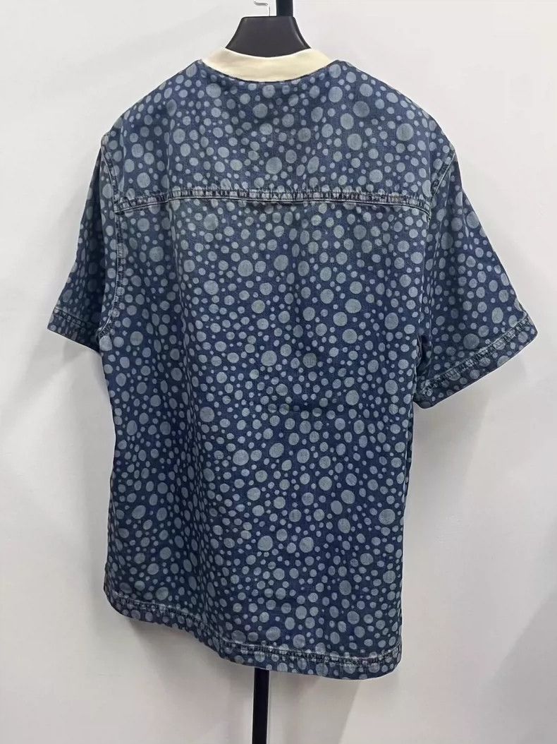 Louis Vuitton Louis Vuitton Polka-dot Logo monogram printed short-sleeved Size US L / EU 52-54 / 3 - 2 Thumbnail