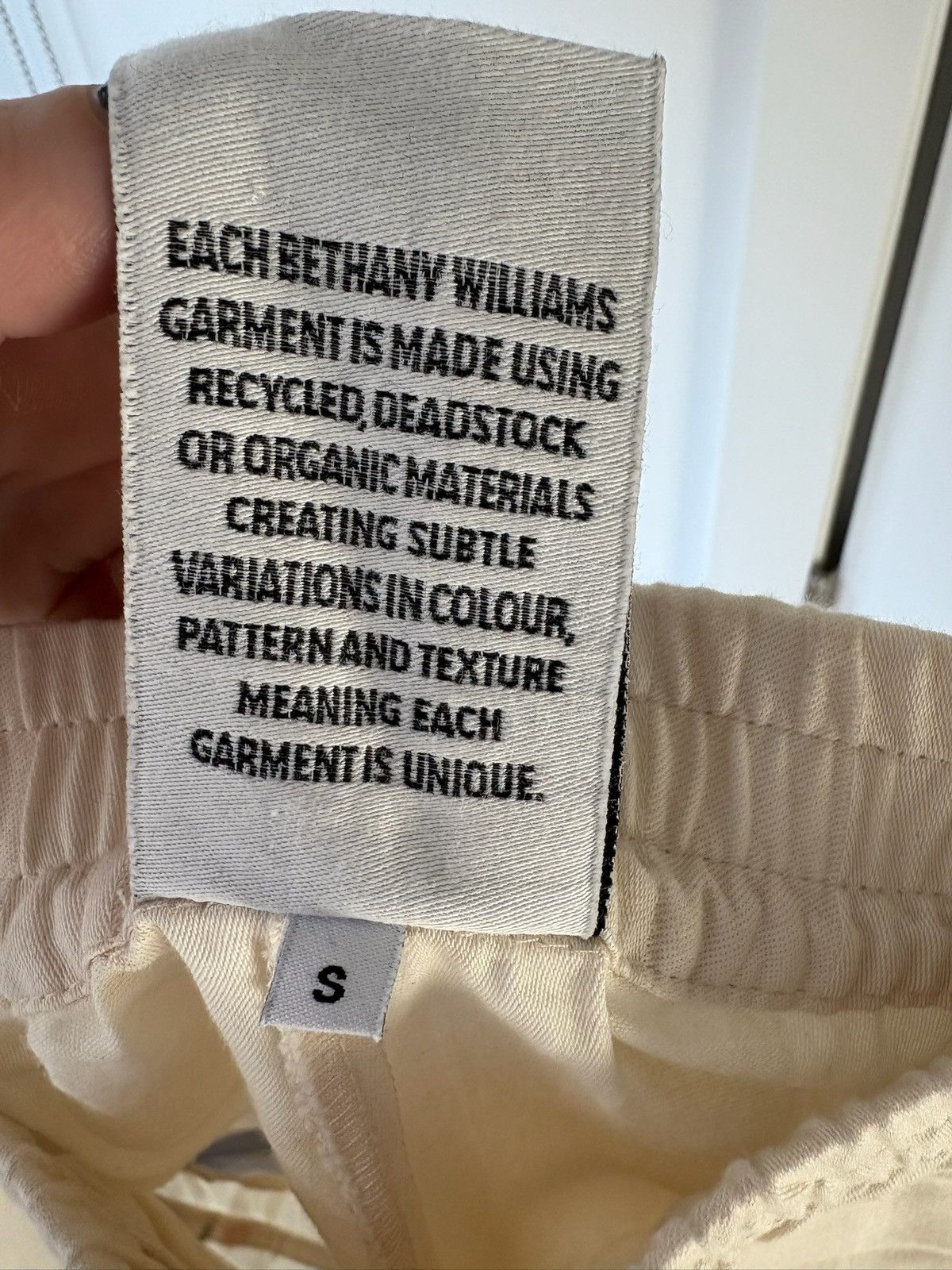 Bethany Williams Bethany Williams White Print trousers Size US 30 / EU 46 - 3 Thumbnail