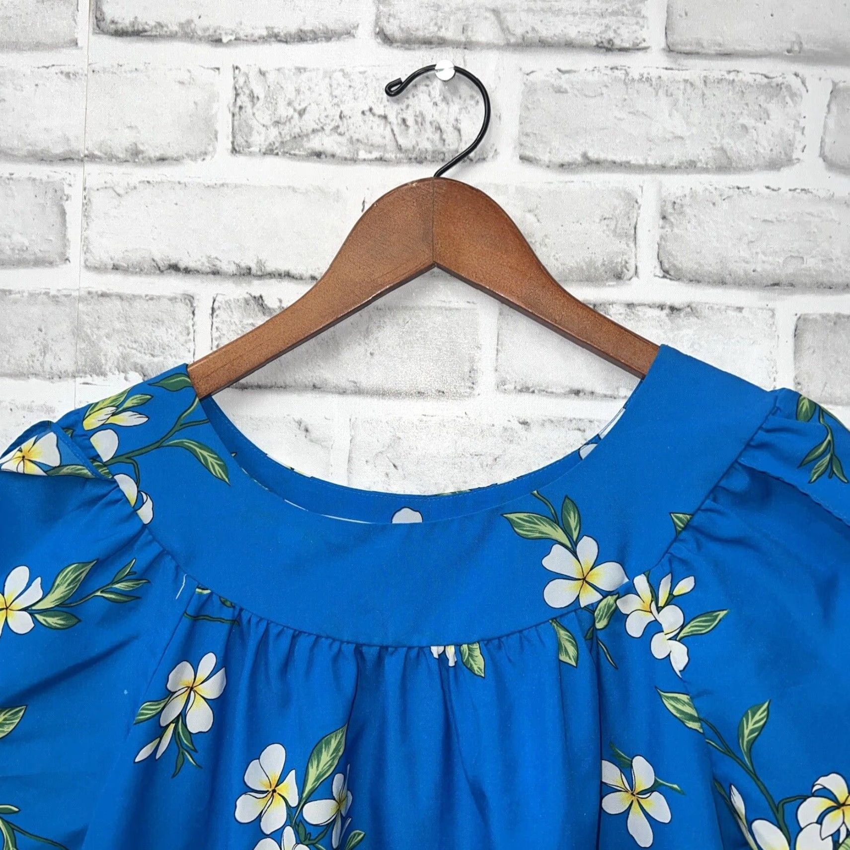 Hilo Hattie VTG Hilo Hatties Blue Hawaiian Dress Womens Size S Size S / US 4 / IT 40 - 2 Thumbnail