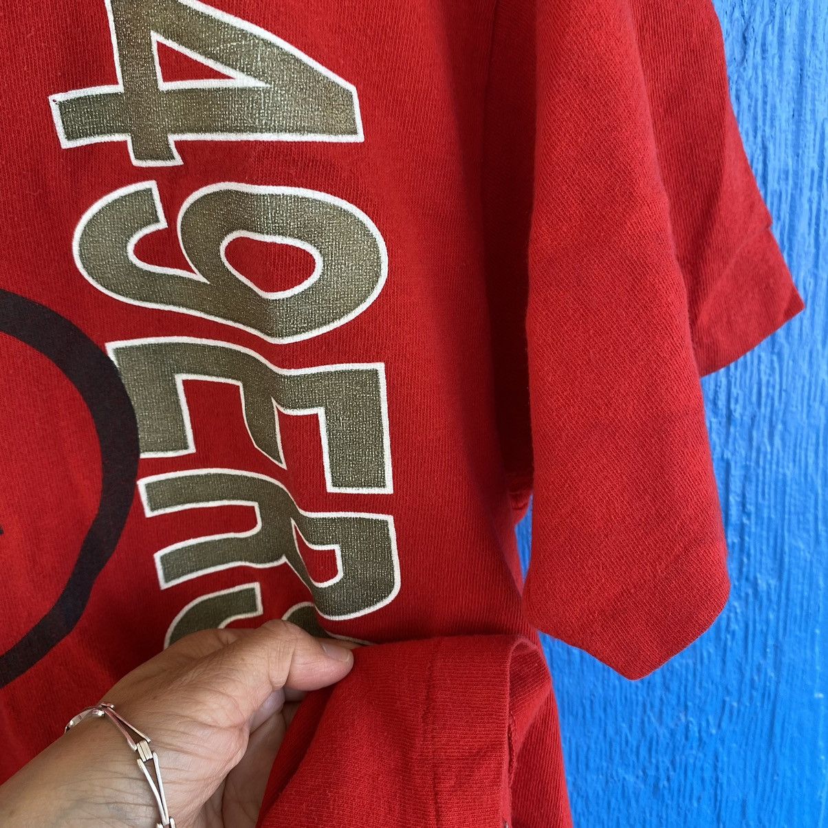 Tultex × Vintage San Francisco 49ers Logo 7 Vintage 90s shirt Large Football Size US L / EU 52-54 / 3 - 3 Thumbnail