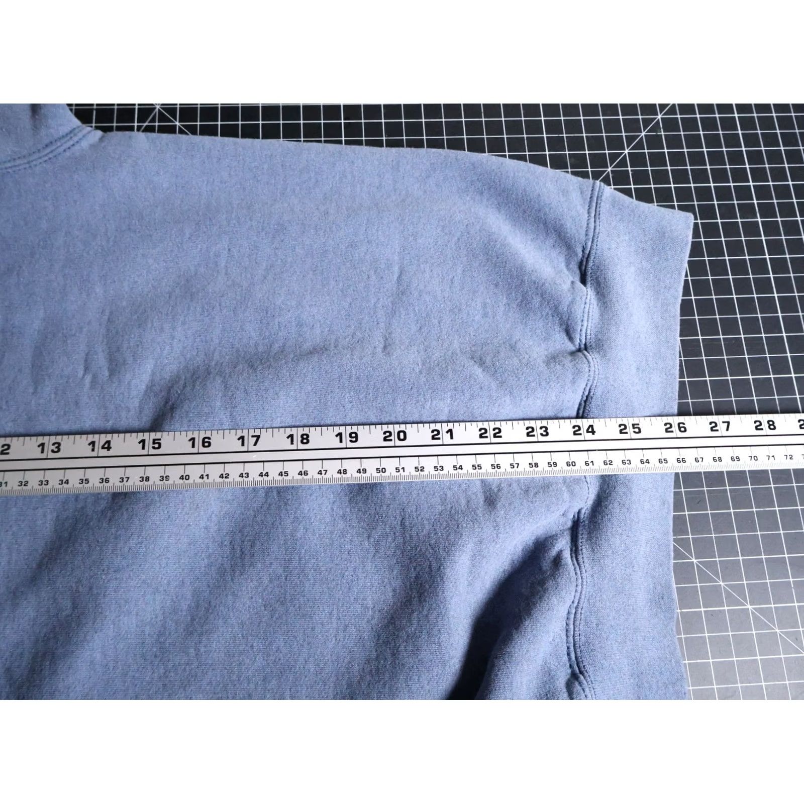Vintage VINTAGE 90s Faded Sweatshirt Men's XL Blue Crewneck Solid Blank USA Made Cotton Blend Pullover Sweatshirt Size US XL / EU 56 / 4 - 6 Thumbnail