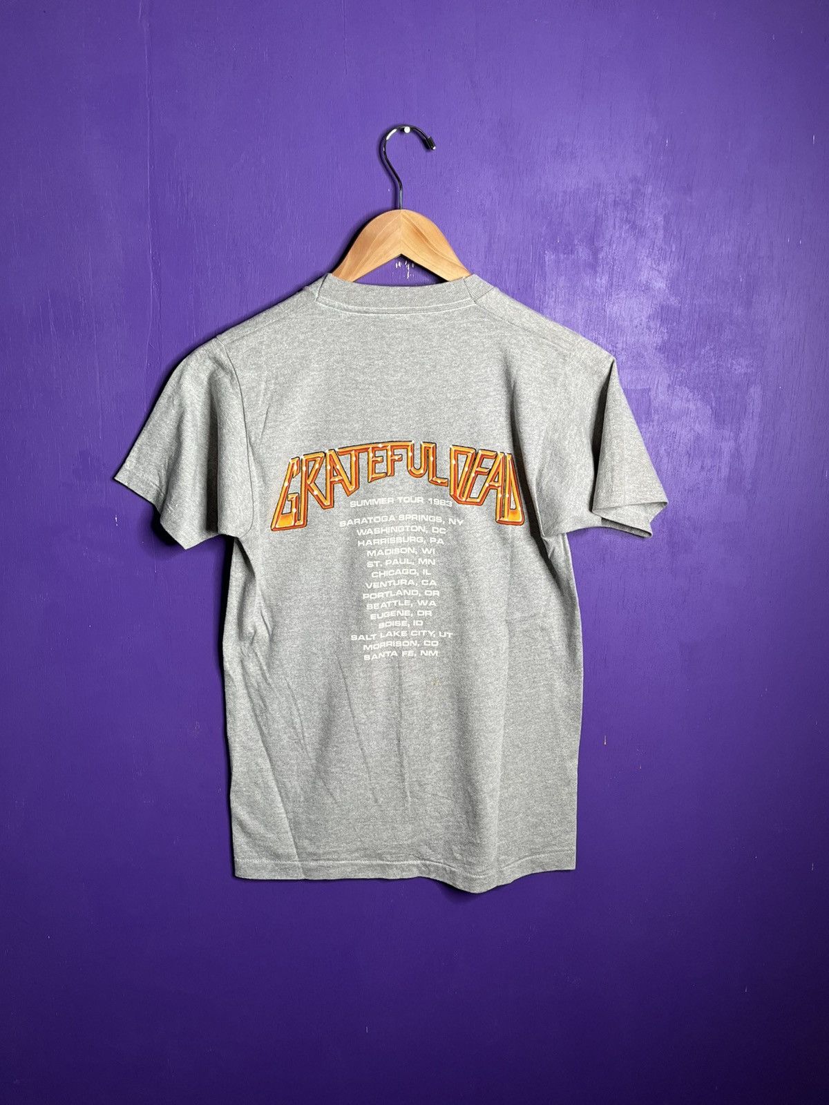 GRATEFUL DEAD SANTA FE 1983 Tシャツ Vintage 1983 Grateful Dead