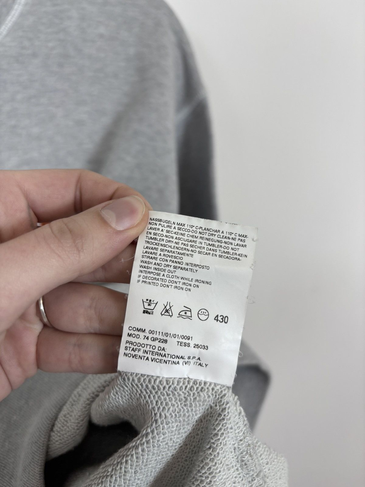 Dsquared2 Dsquared2 Men’s Basketball Street League Gray Sweatshirt Size US S / EU 44-46 / 1 - 15 Thumbnail
