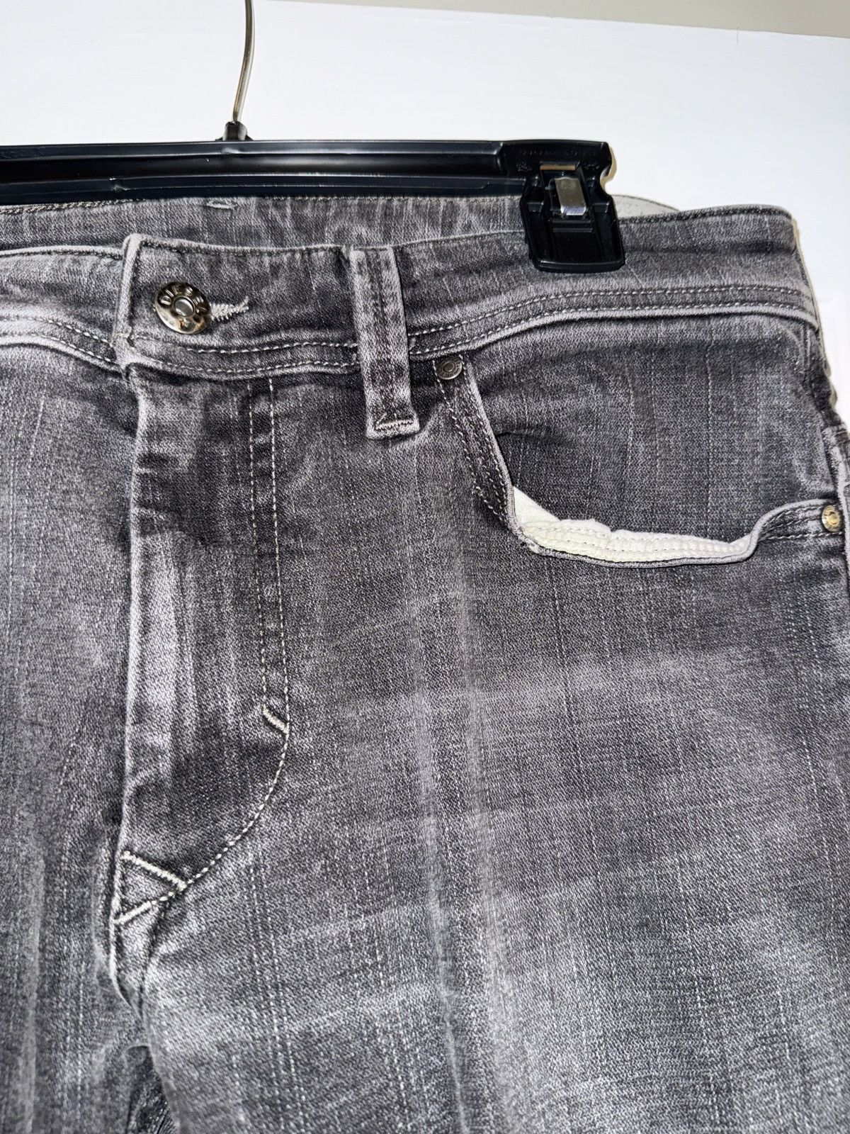 Diesel Black washed Diesel Straight leg jeans sz 31 Size US 31 - 3 Thumbnail