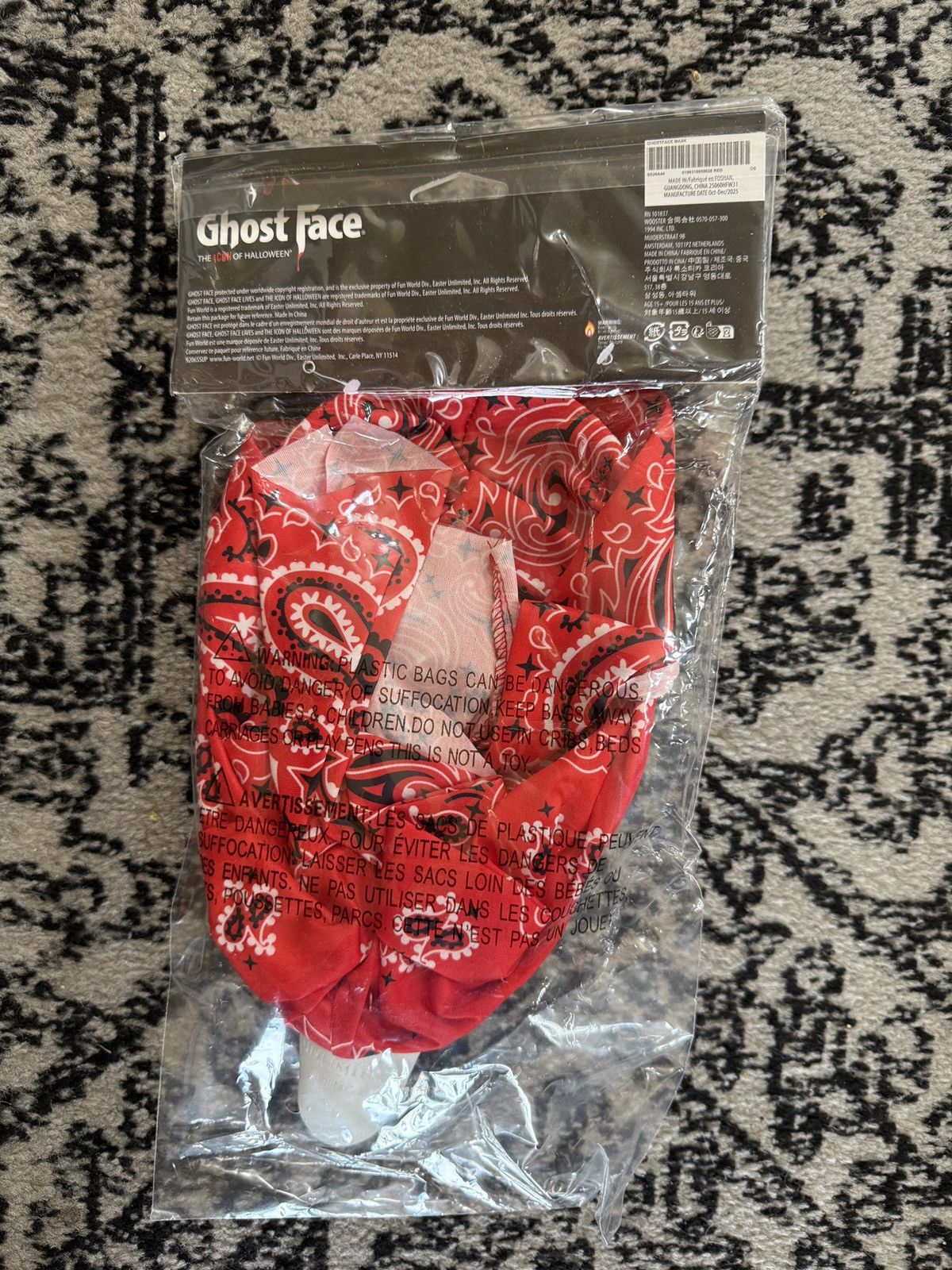 Supreme Supreme Ghostface Mask Red One Size Size ONE SIZE - 2 Thumbnail