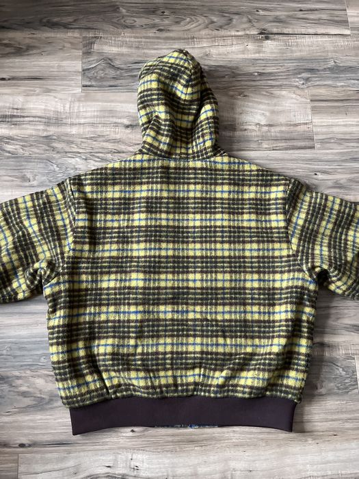 Supreme Supreme Plaid Wool Hooded Work Jacket | Grailed