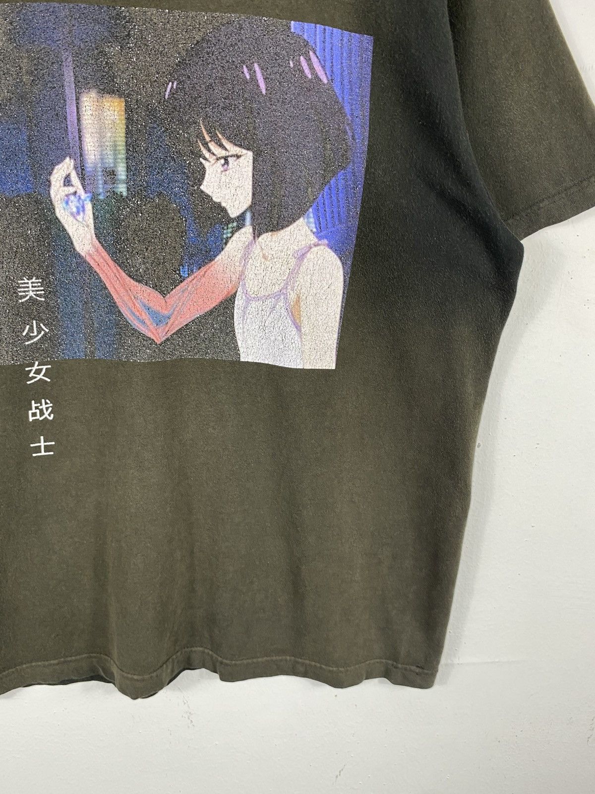 Anime Sun Faded Kimagure Orange Road Anima Japan T-Shirt Size US L / EU 52-54 / 3 - 6 Thumbnail