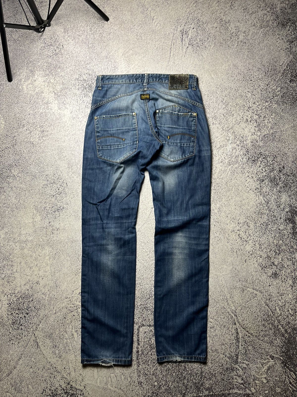 G-Star Vintage G-Star Raw Doubleknee Elwood Jeans Y2K Size US 31 - 2 Thumbnail