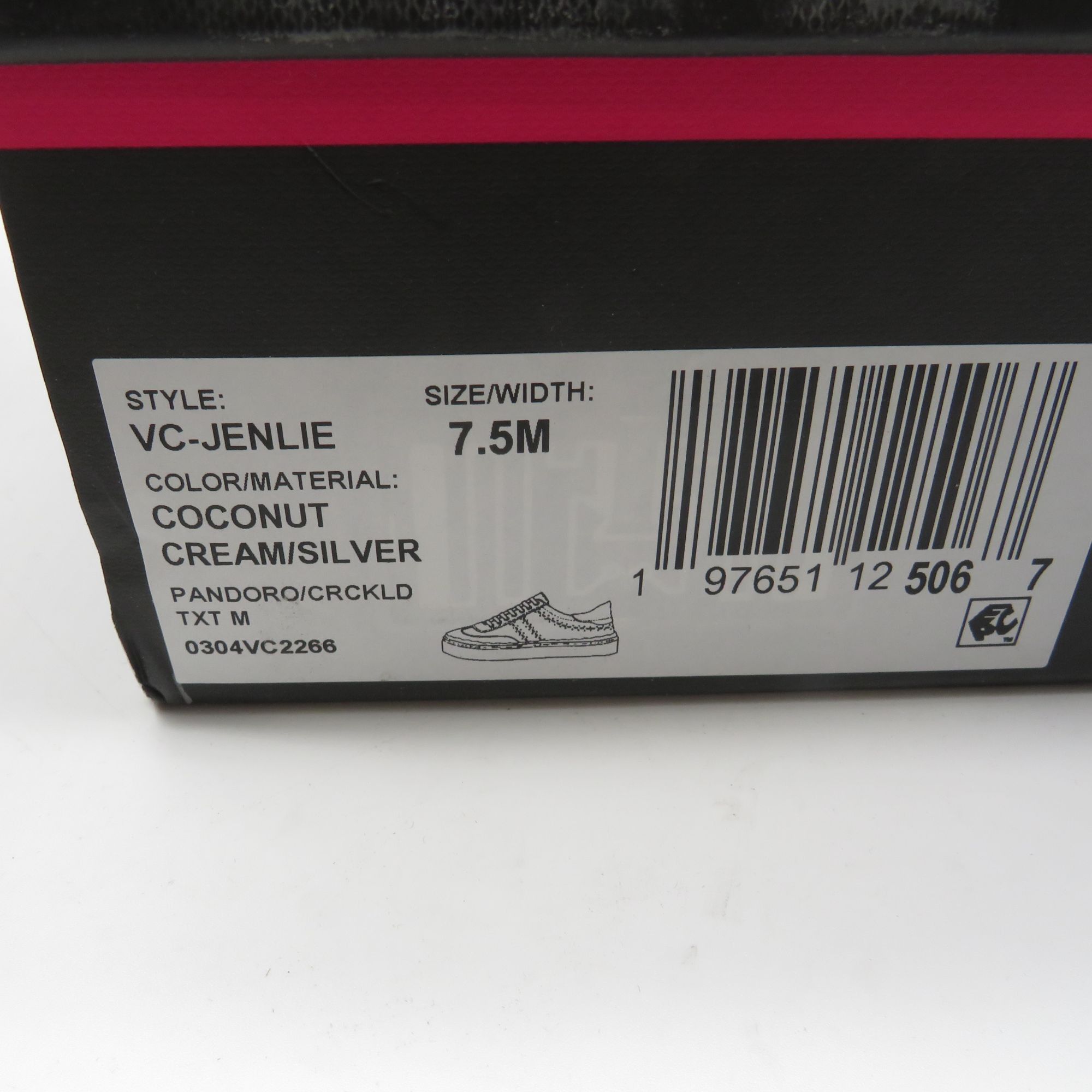 Vince Camuto Vince Camuto Jenlie Coconut Cream Silver Sneakers Women's Si Size US 7.5 / IT 37.5 - 2 Thumbnail