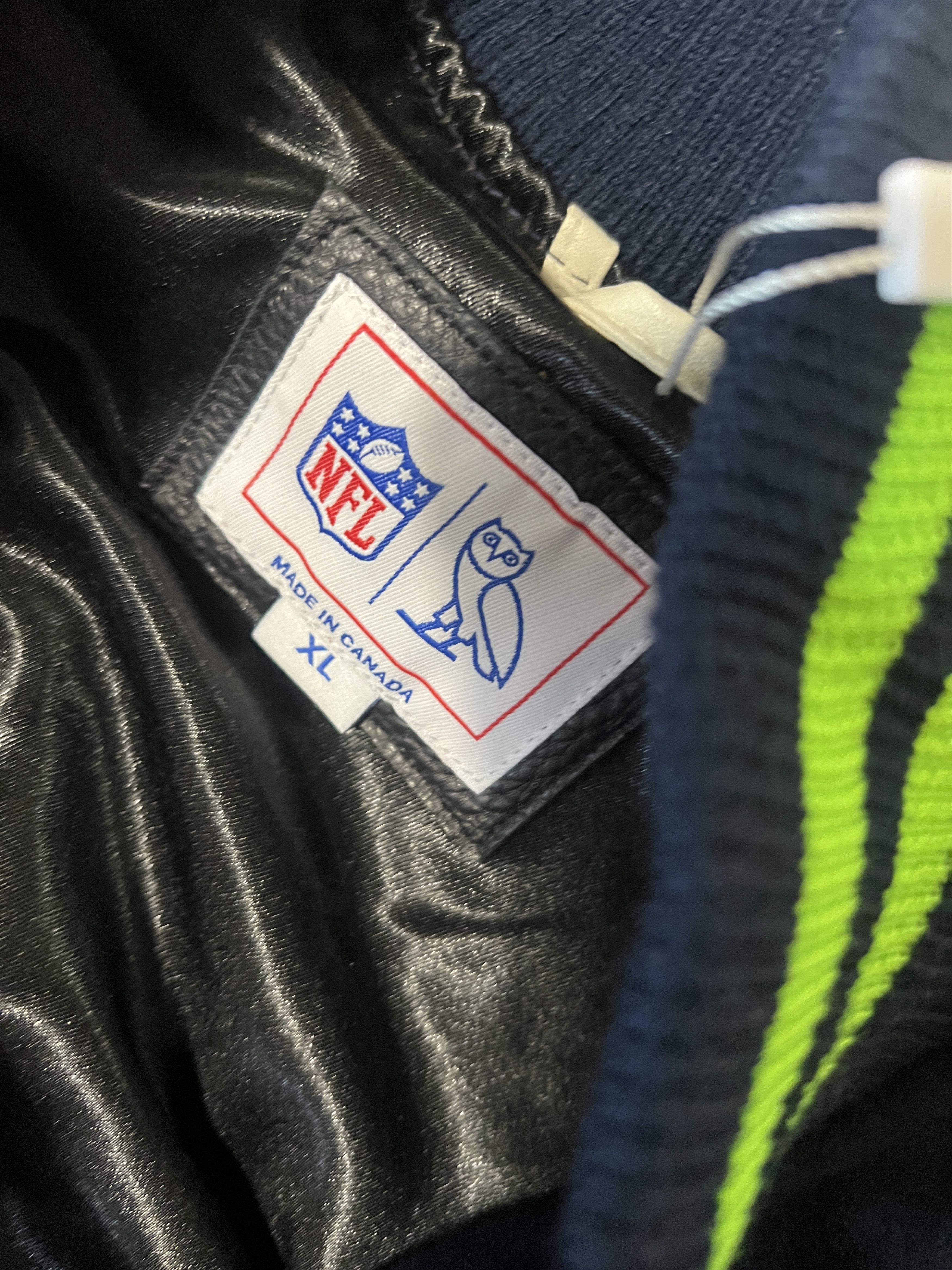 Drake OVO x NFL Seattle Seahawks VARSITY JACKET Size US XL / EU 56 / 4 - 10 Thumbnail