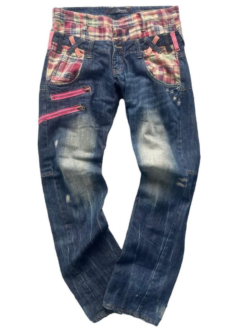 Japanese Brand Dominate Double Waist Streetwear Jeans Size US 32 / EU 48 - 14 Thumbnail