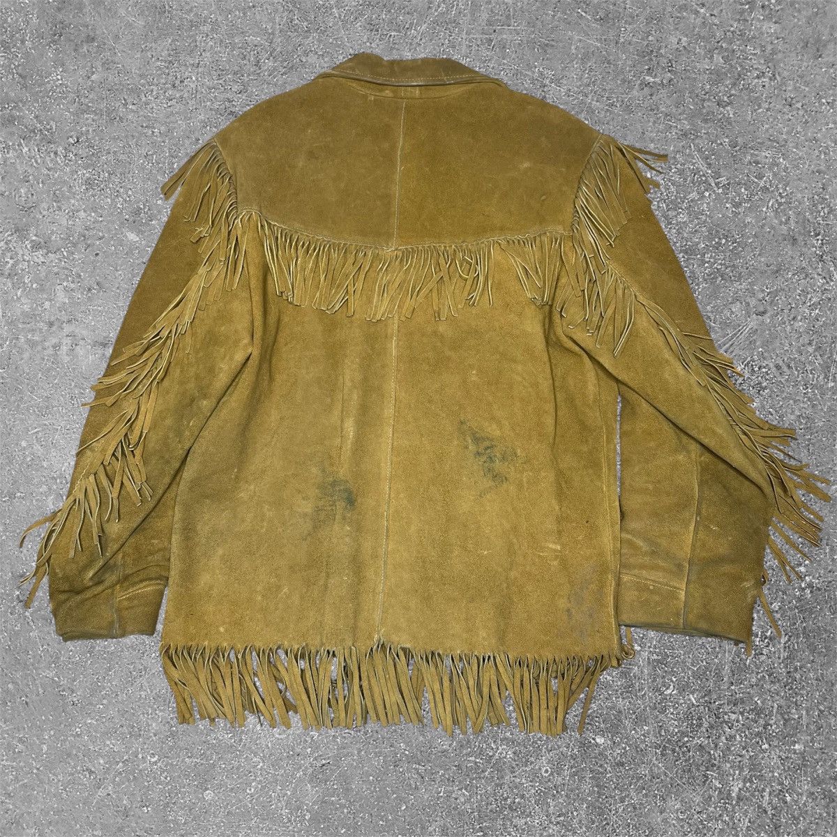 Vintage Vintage 50s 60s Joo Kay Western Fringe Hippie Leather Jacket Size M / US 6-8 / IT 42-44 - 6 Thumbnail
